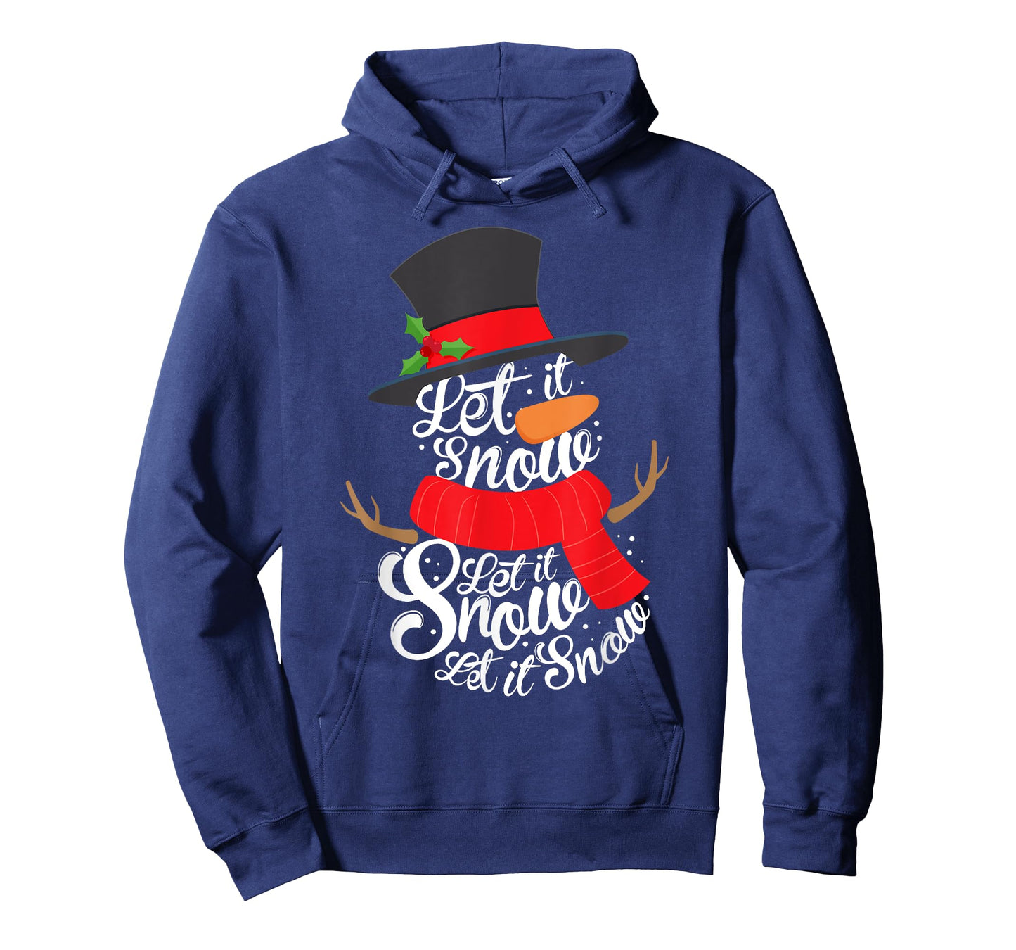 Snowman Let it Snow Cute Christmas Winter Holiday Xmas Gift T-Shirt