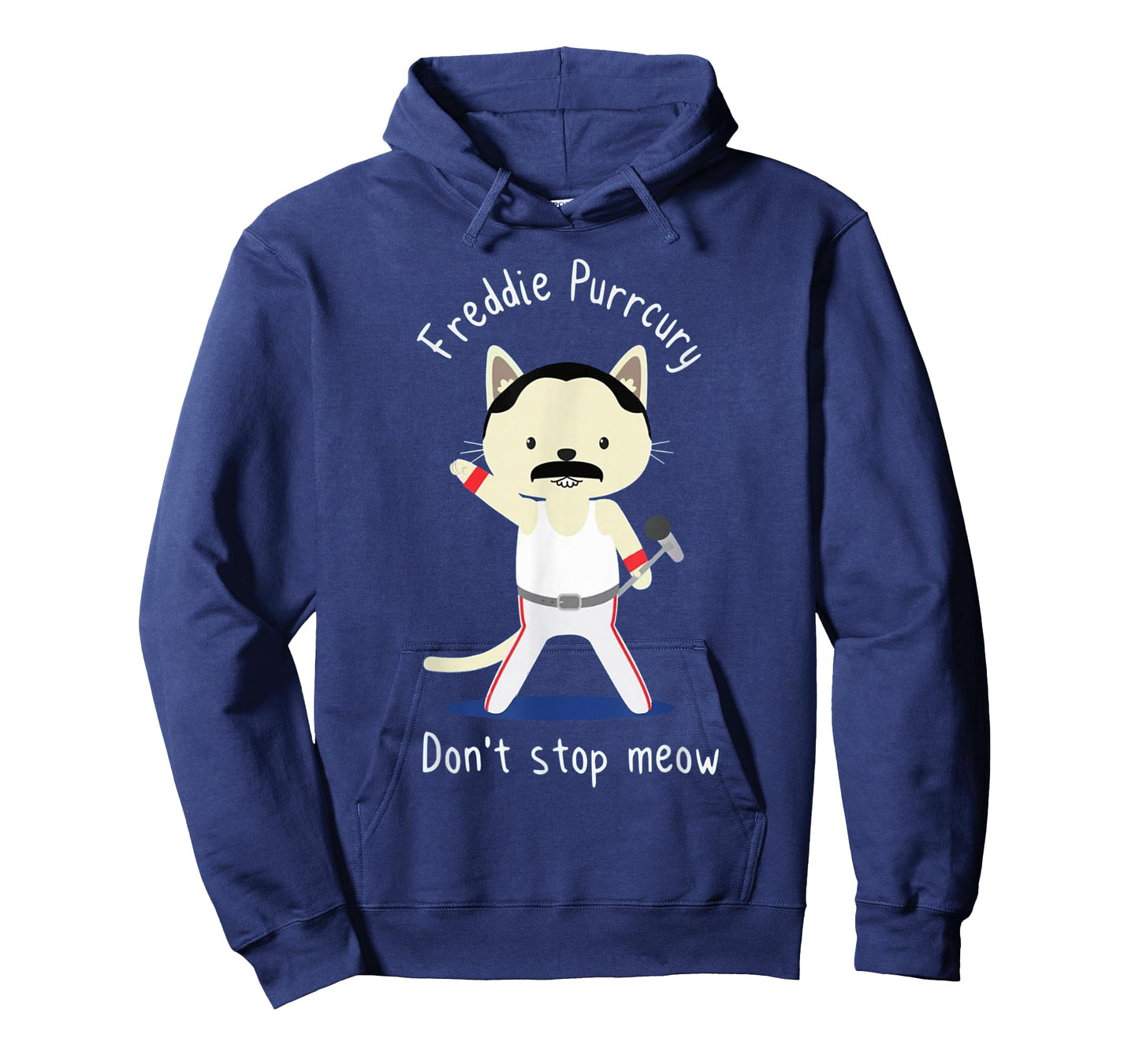 Don't Stop Meow Freddie Purrcury Tshirt Gift for Women Men T-Shirt