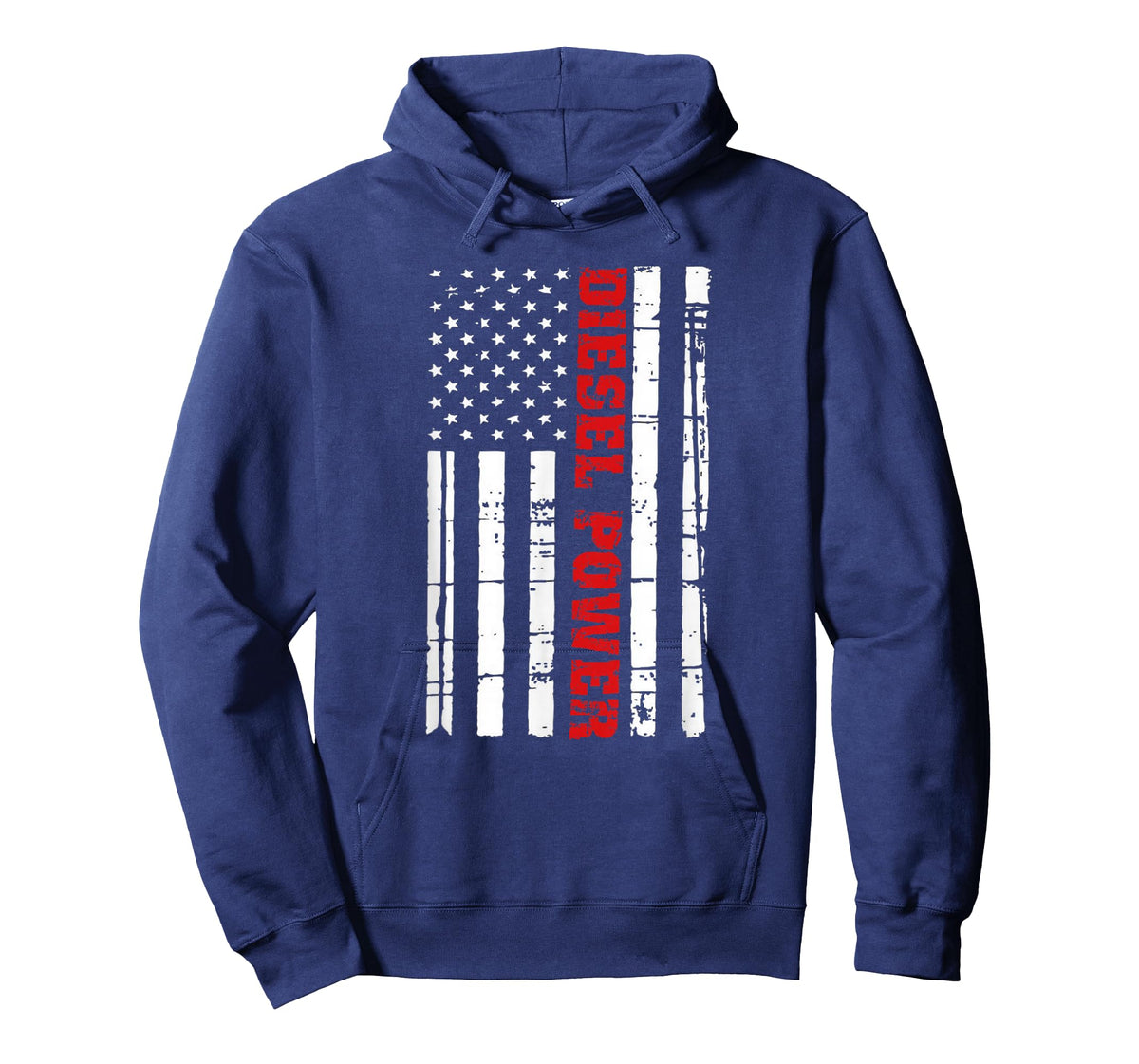 Diesel Truck Power USA Flag Turbo Brothers Mechanic Smoke T-Shirt