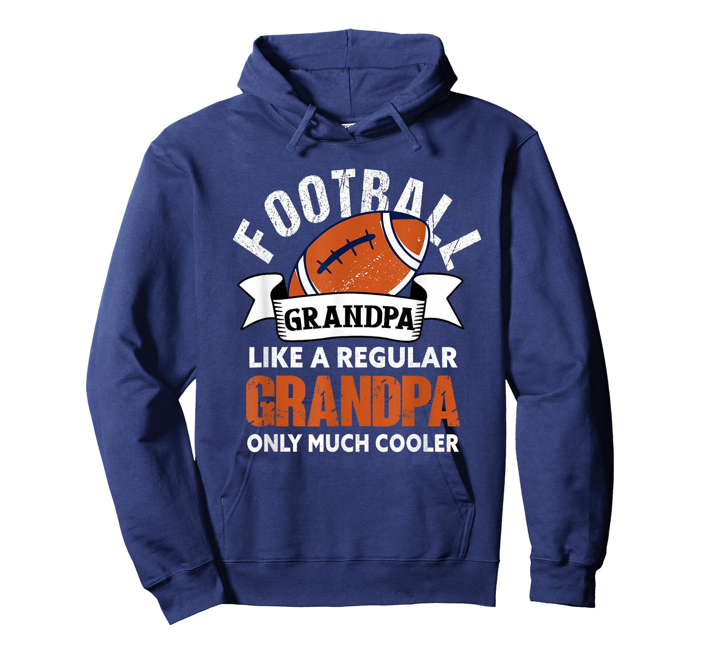 Football Grandpa - Funny Grandfather American Football T-Shirt