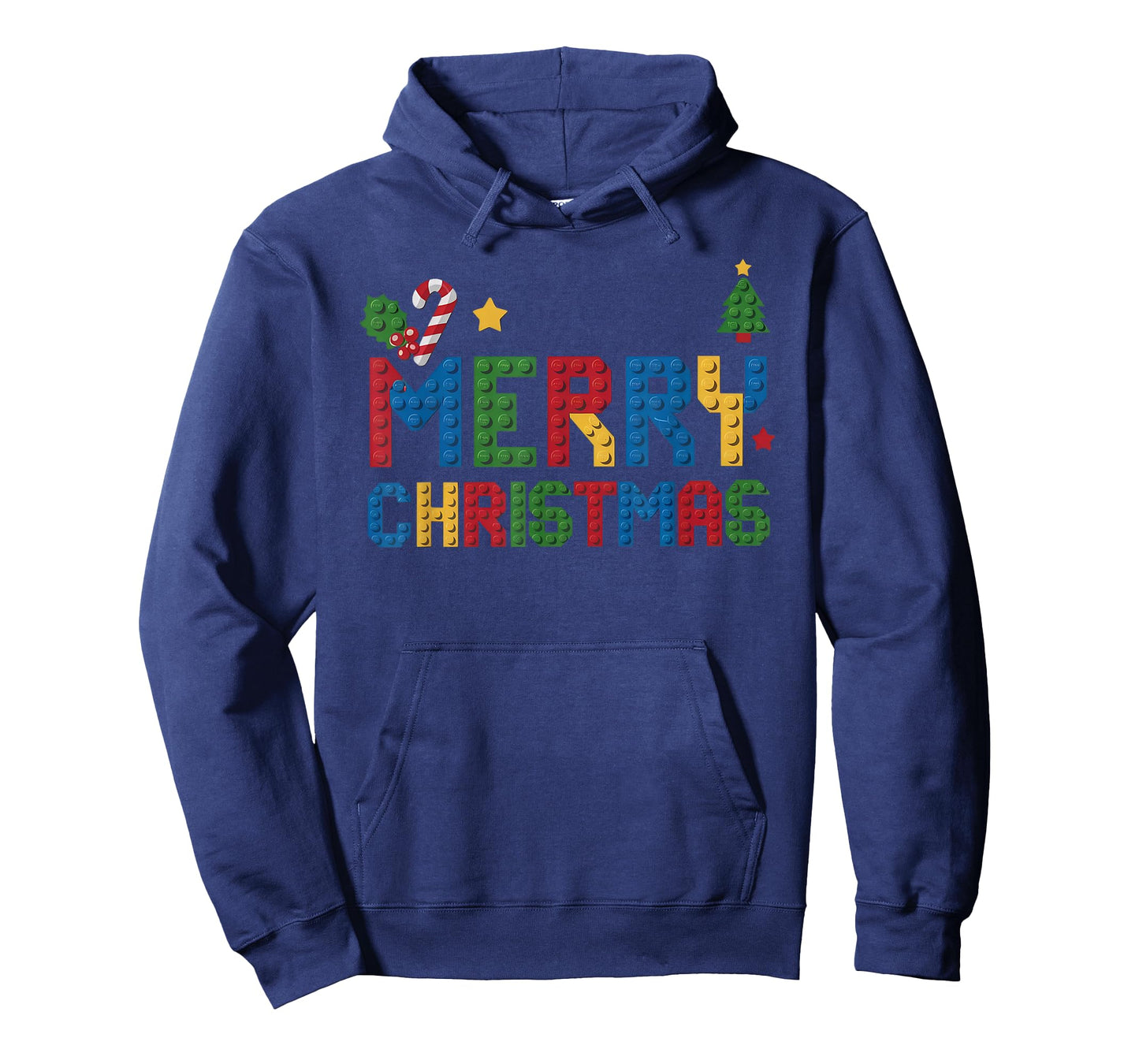Merry Christmas Master Builder Kids Building Blocks Bricks T-Shirt