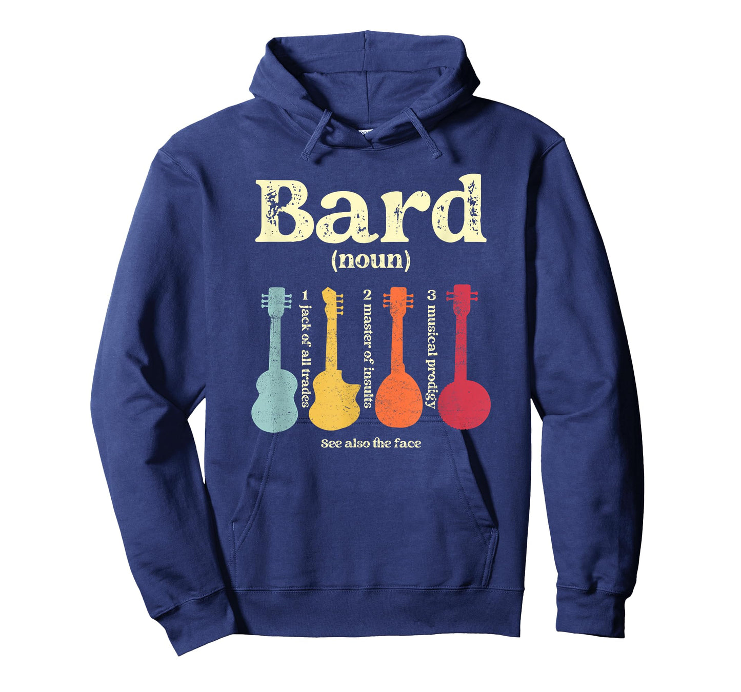 Bard Class Tabletop Definition Musical Prodigy Instrument T-Shirt