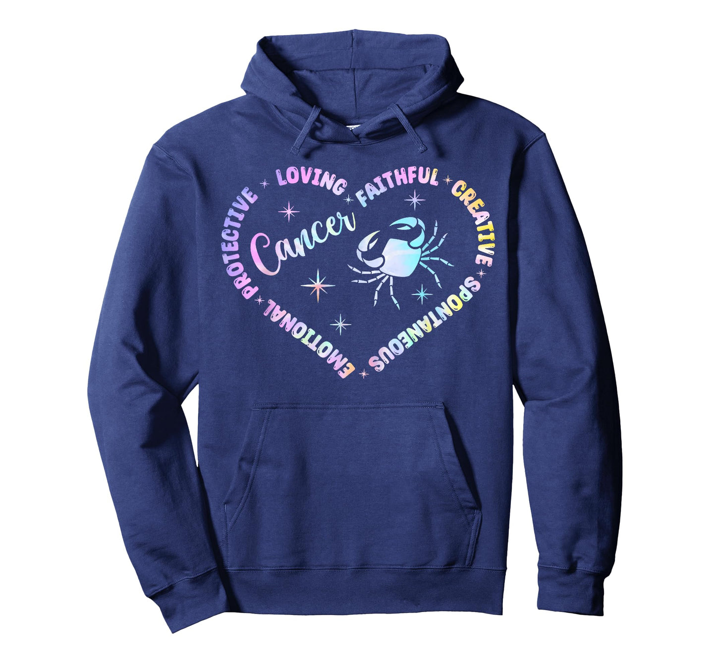 Cancer Zodiac Traits Horoscope Astrology Sign Gift Heart T-Shirt