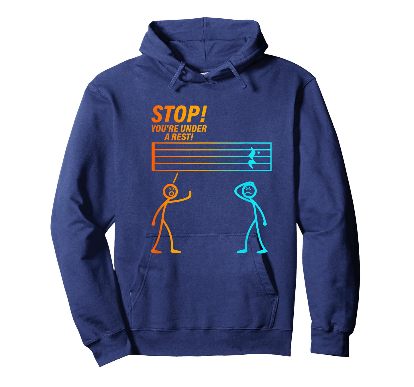Stop You're Under a Rest | Funny Music Teacher Gifts T-Shirt