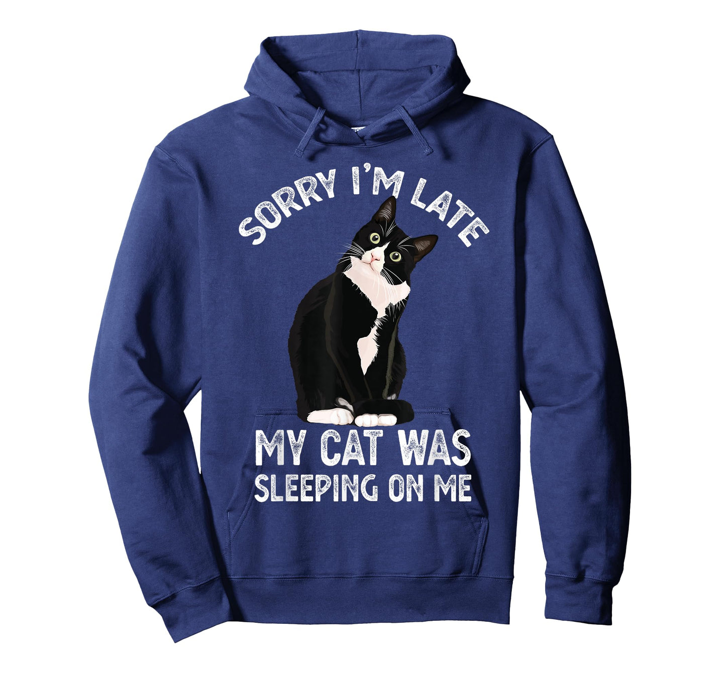 Sorry I'm Late My Cat Was Sleeping Sitting On Me Kitten cute T-Shirt