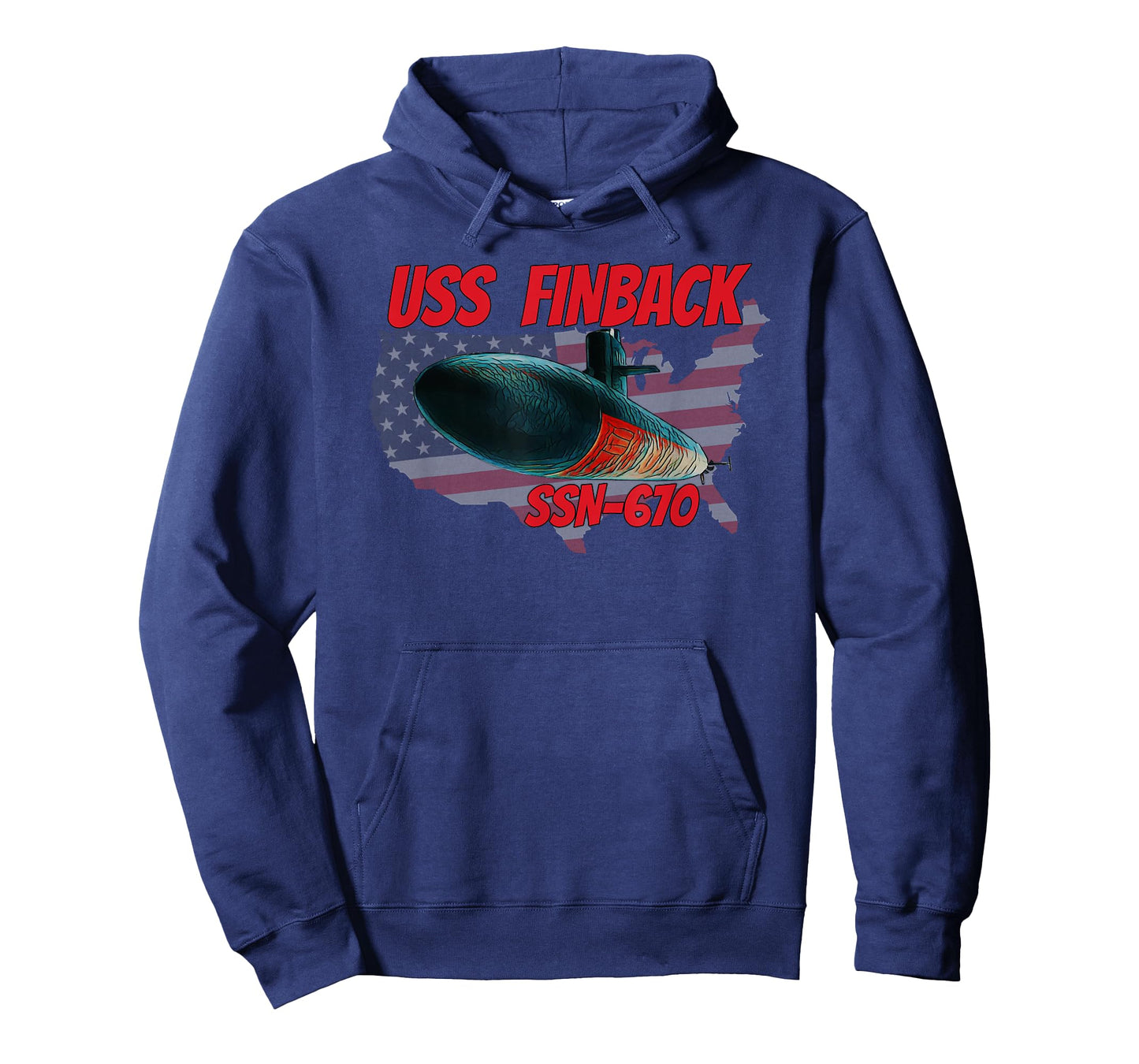 USS Finback SSN-670 Submarine Veterans Day Father Grandpa T-Shirt