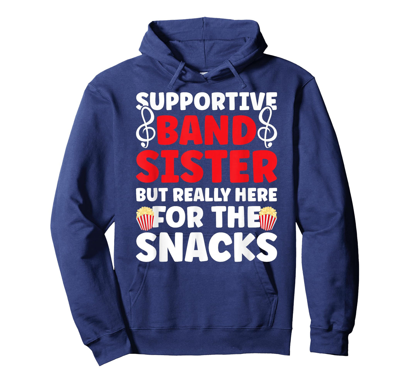 Supportive Marching Band Sister Funny Marching Band Sis T-Shirt
