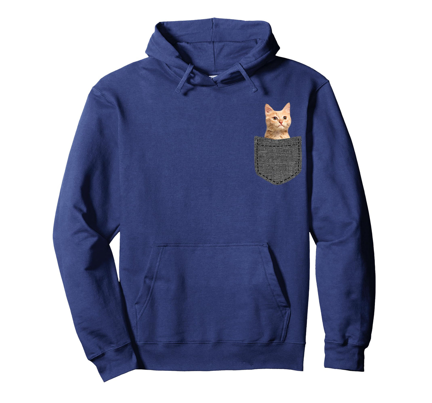 Cat in Pocket T-Shirt for Men Women Kids