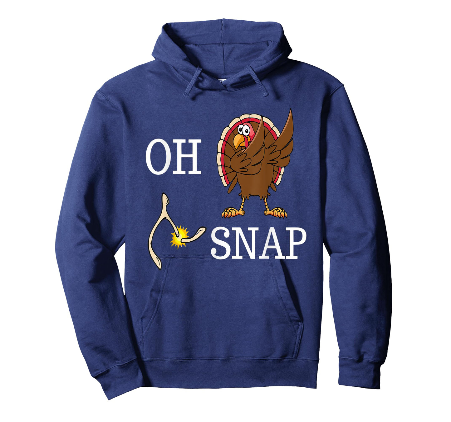 Oh Snap Wishbone Dabbing Turkey Funny Thanksgiving T-Shirt