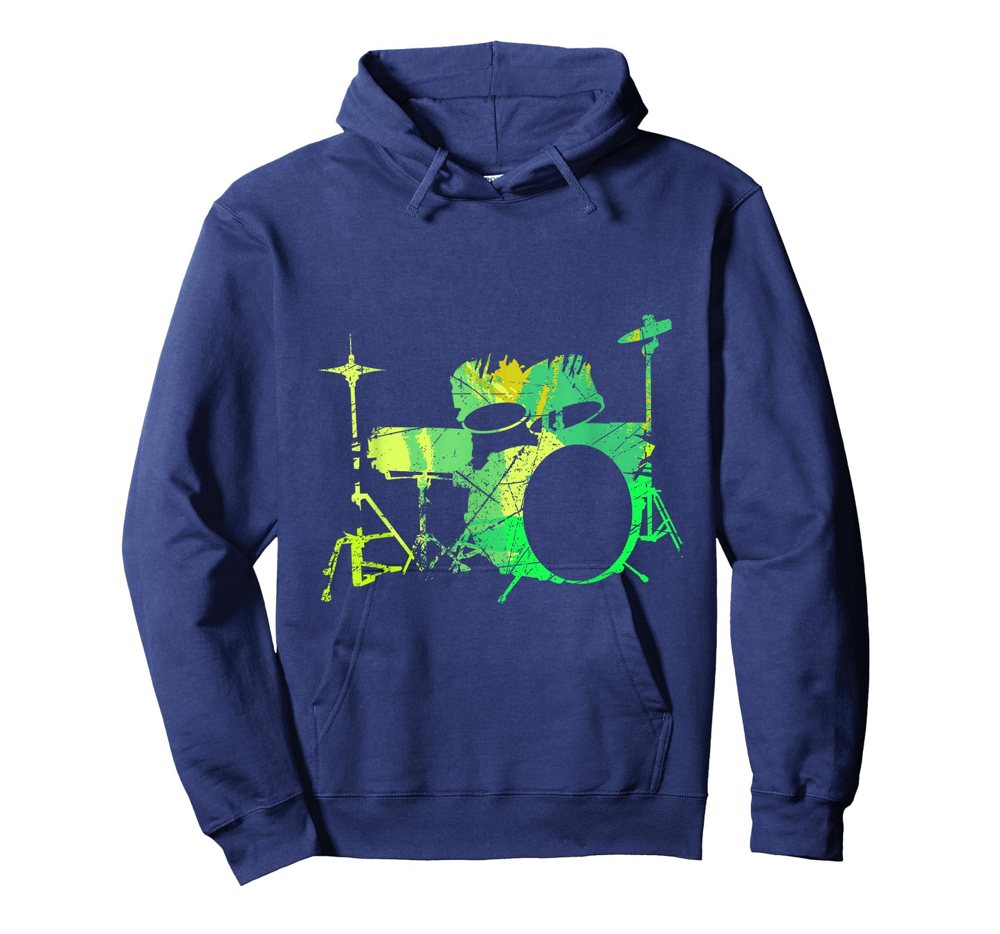 Cool Drum Kit Percussion Vintage Retro Drummer T-shirt T-Shirt