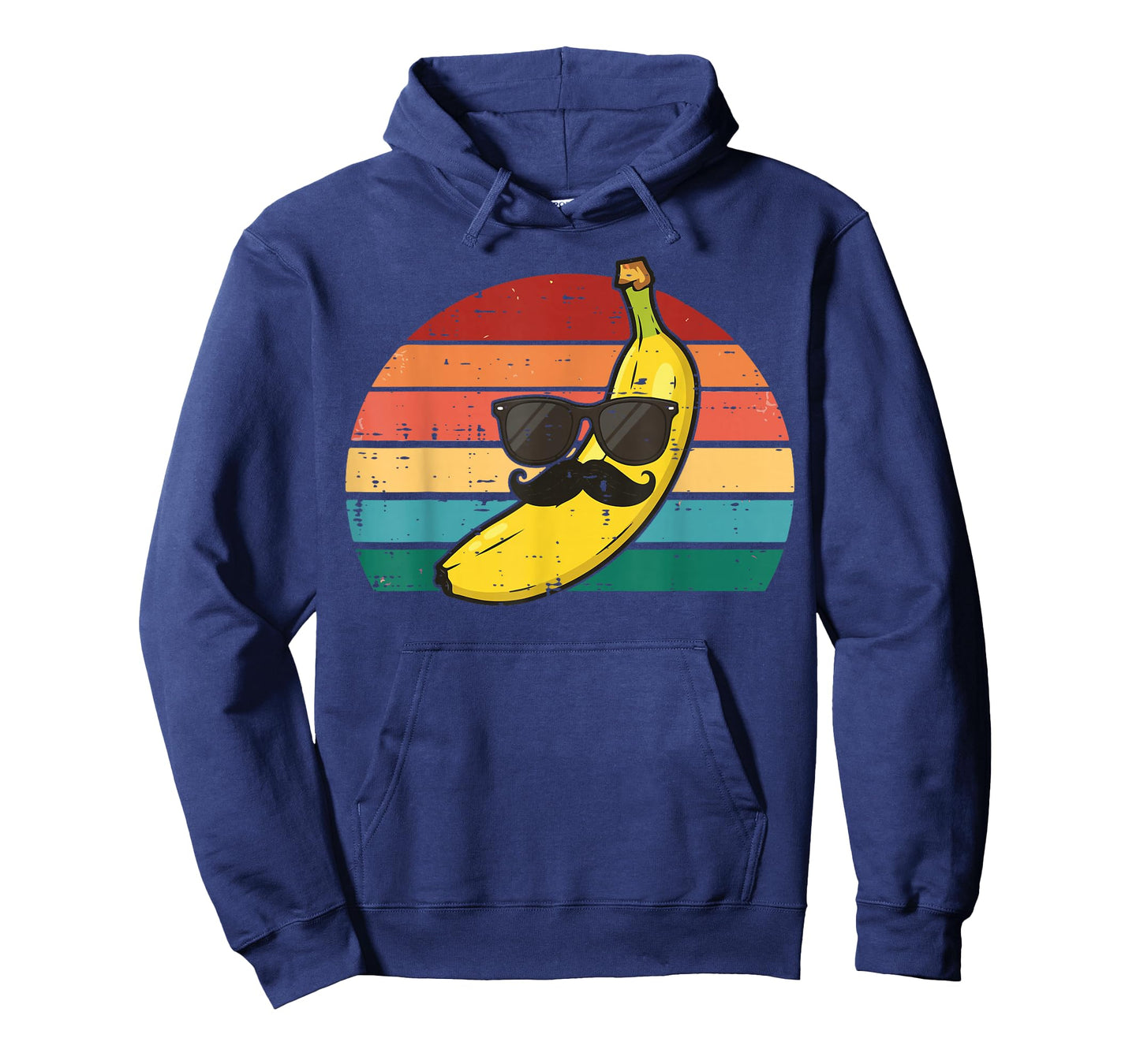 Banana Sunglasses Mustache Retro Fruit Face Men Boys Kids T-Shirt