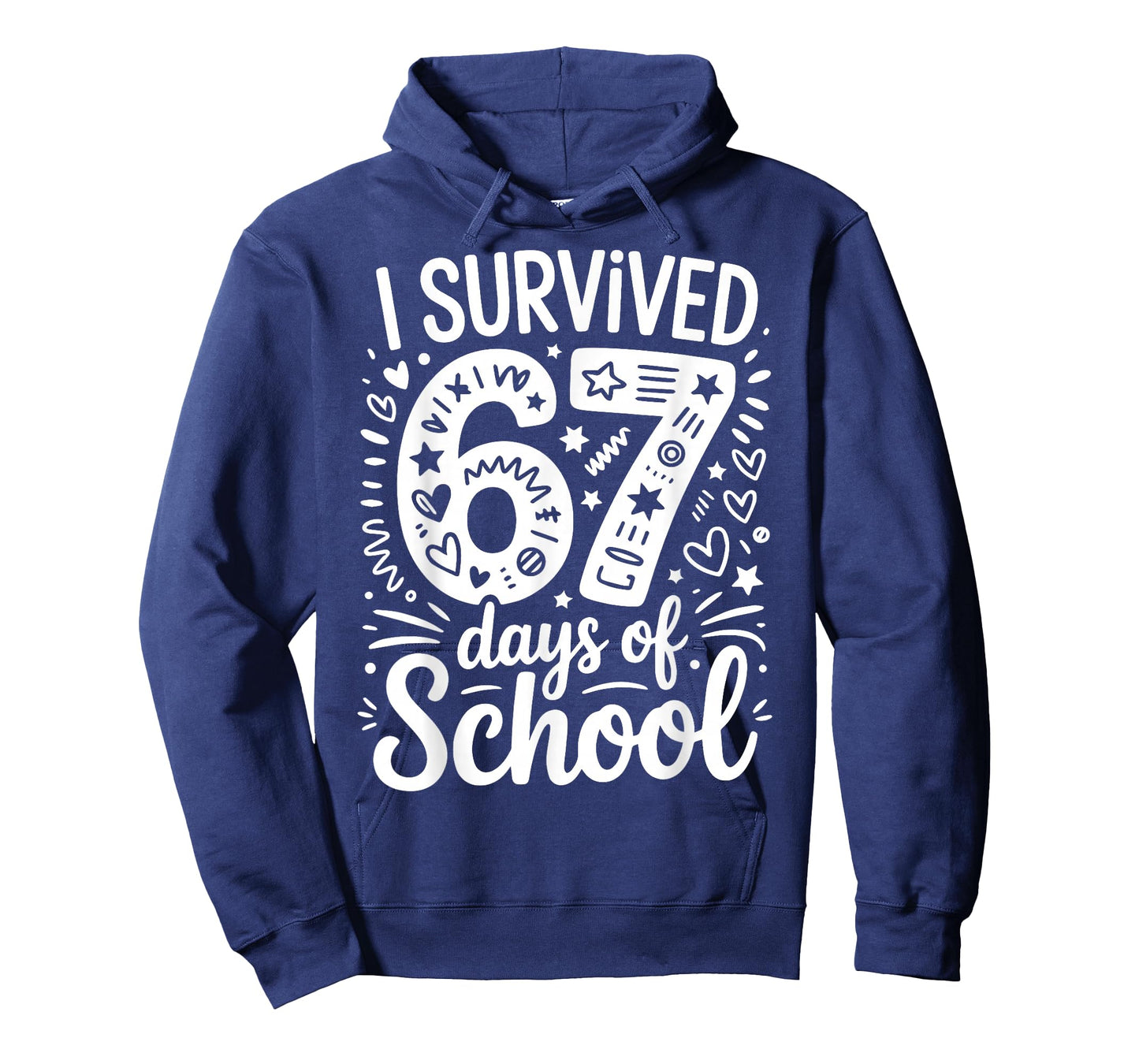I Survived 67 Six Seven Days of School Teacher Student T-Shirt