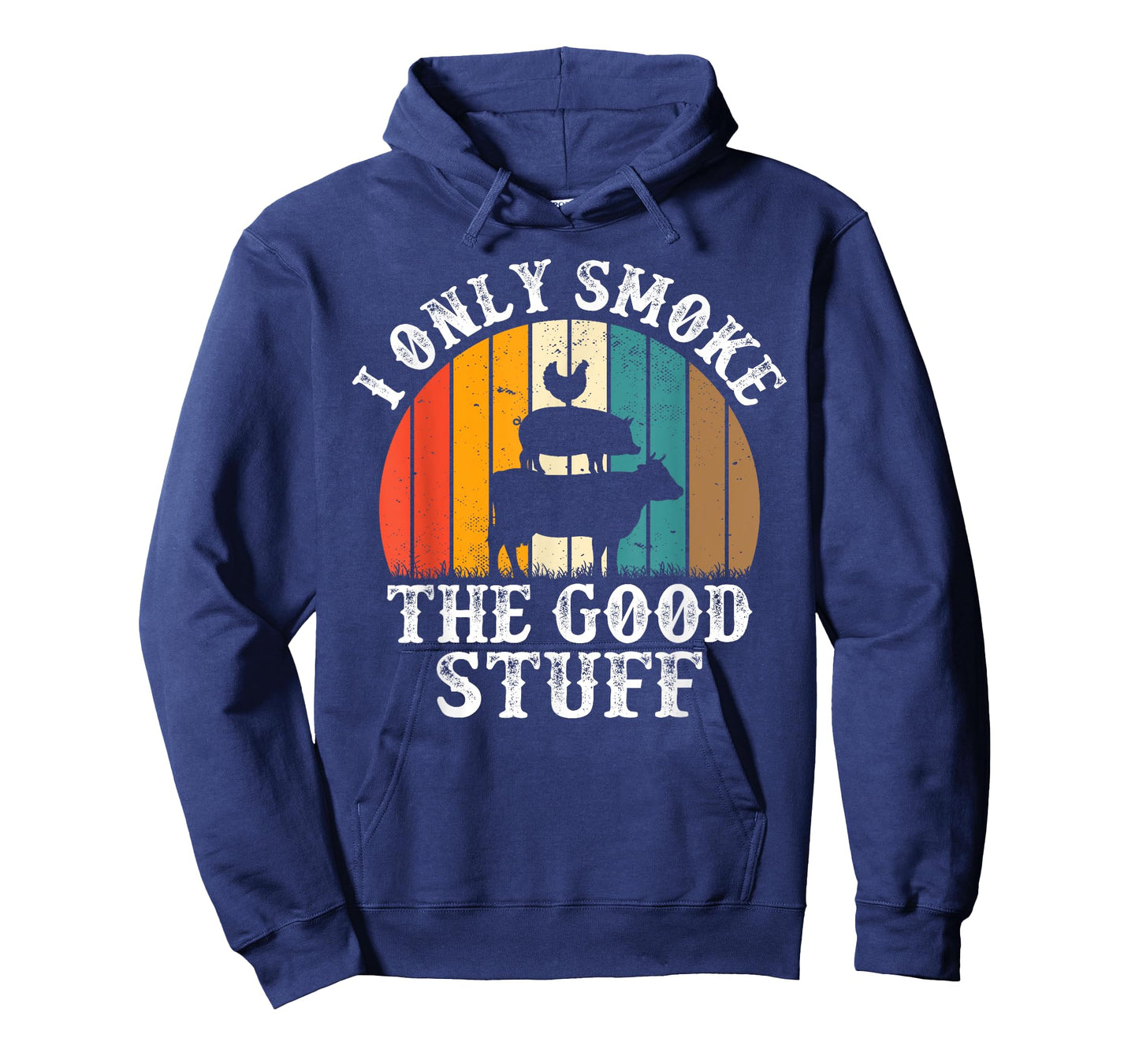 I Only Smoke The Good Stuff BBQ Barbeque Grilling Pitmaster T-Shirt