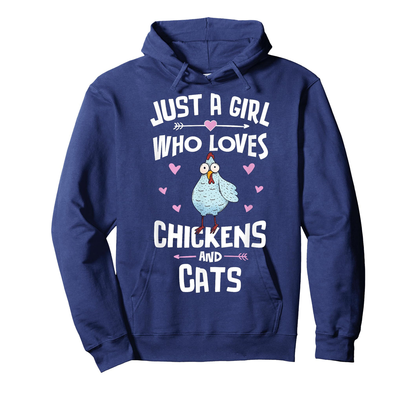 Just A Girl Who Loves Chickens And Cats Gift Women T-Shirt