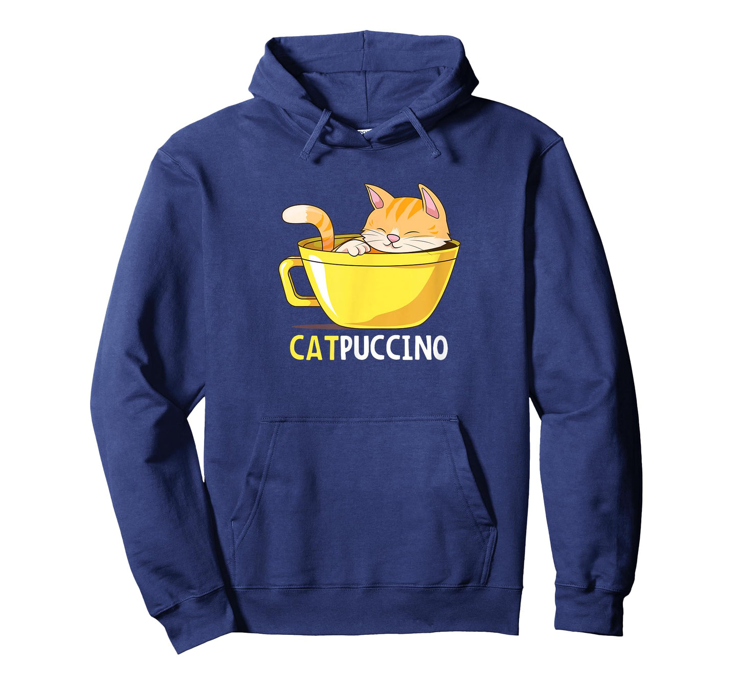 Funny Cat Catpuccino Cappuccino Coffee Cute Kitten Design T-Shirt