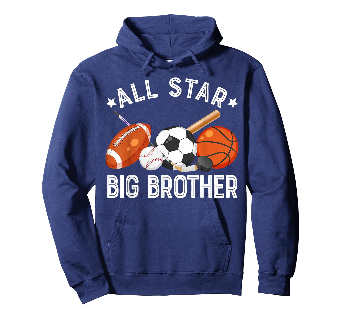 All Star Big Brother Of The Birthday Basketball Soccer Sport T-Shirt