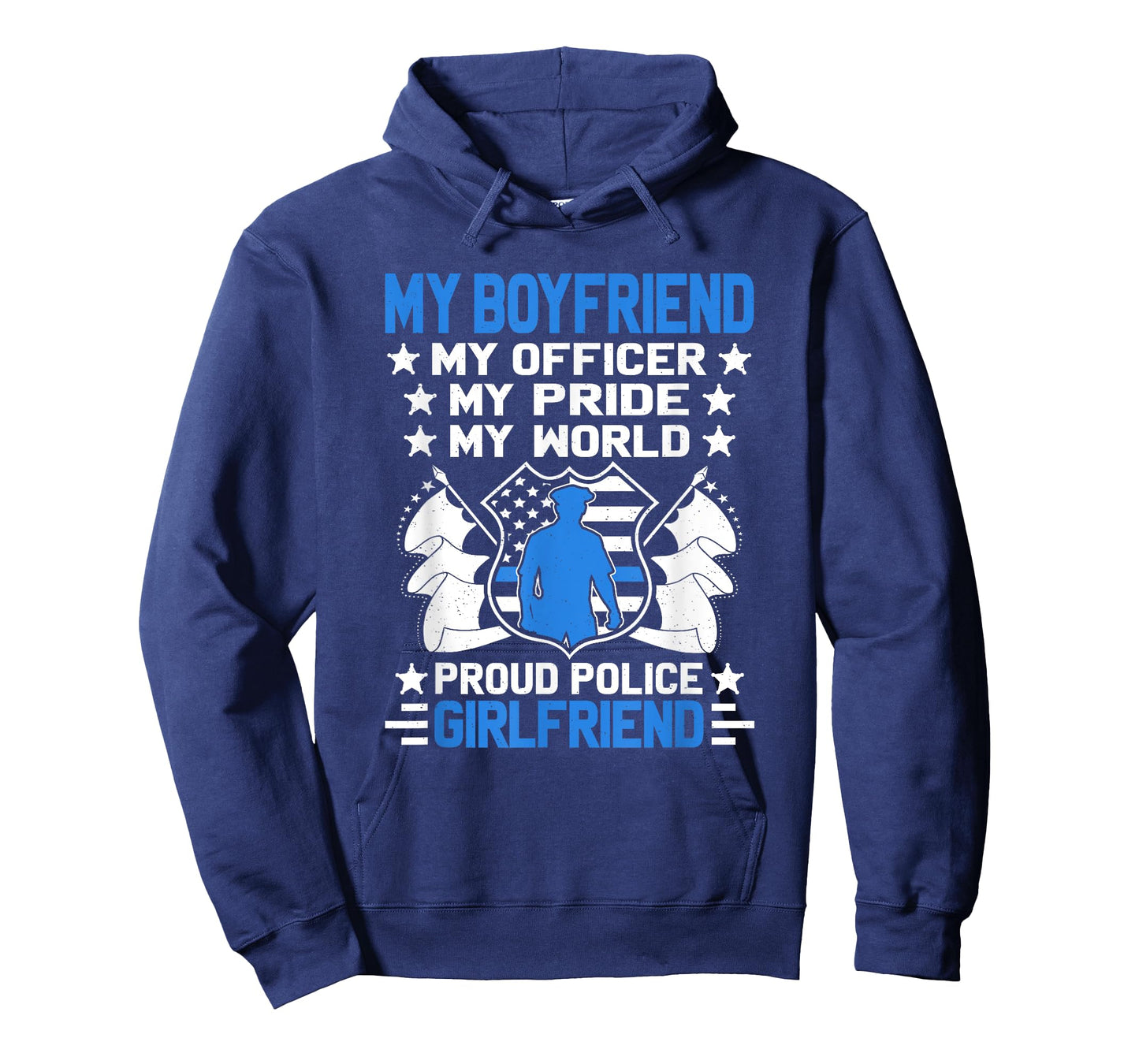 My Boyfriend Is An Officer Hero - Proud Police Girlfriend T-Shirt