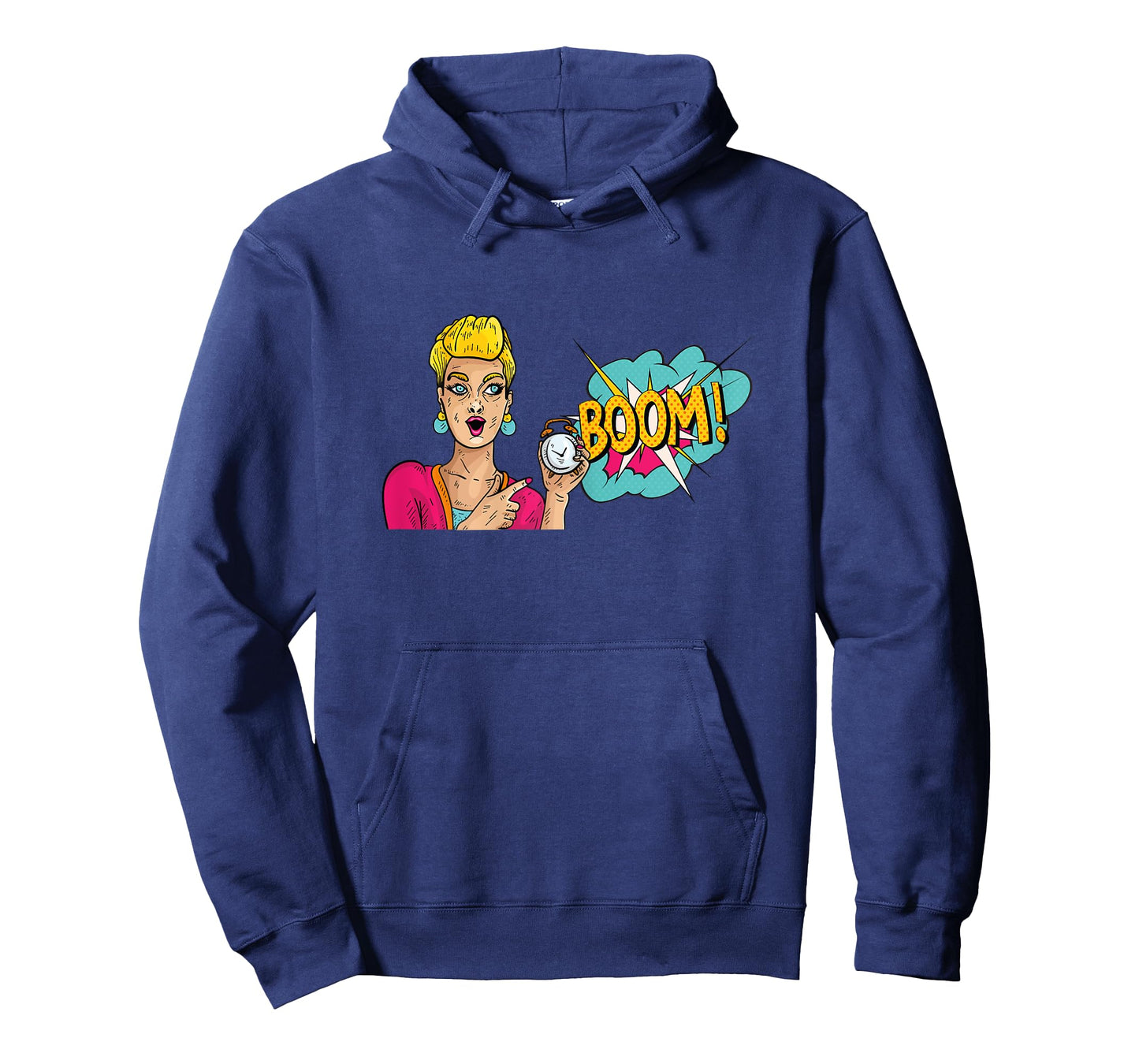 Comic Book Cartoon Women Boom Pop Art Print T-Shirt
