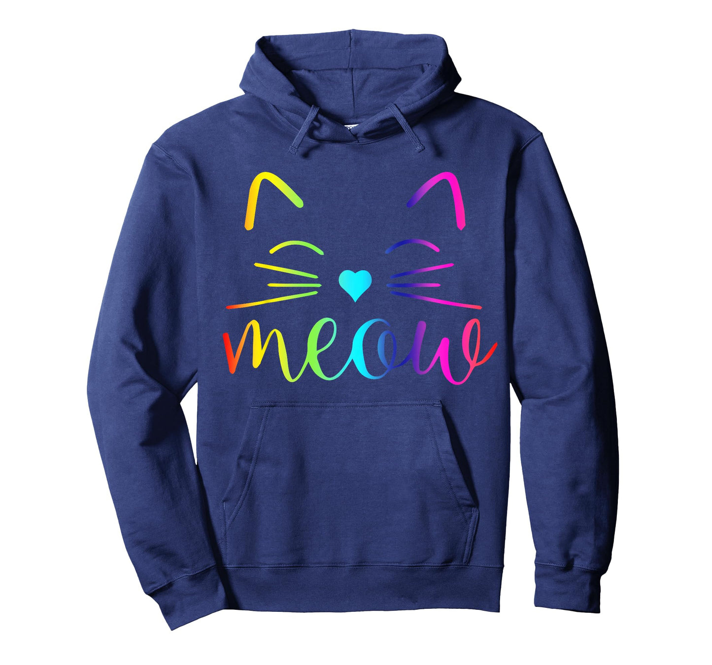 Meow Cute Cat Face Funny Quote for Cat fans T-Shirt