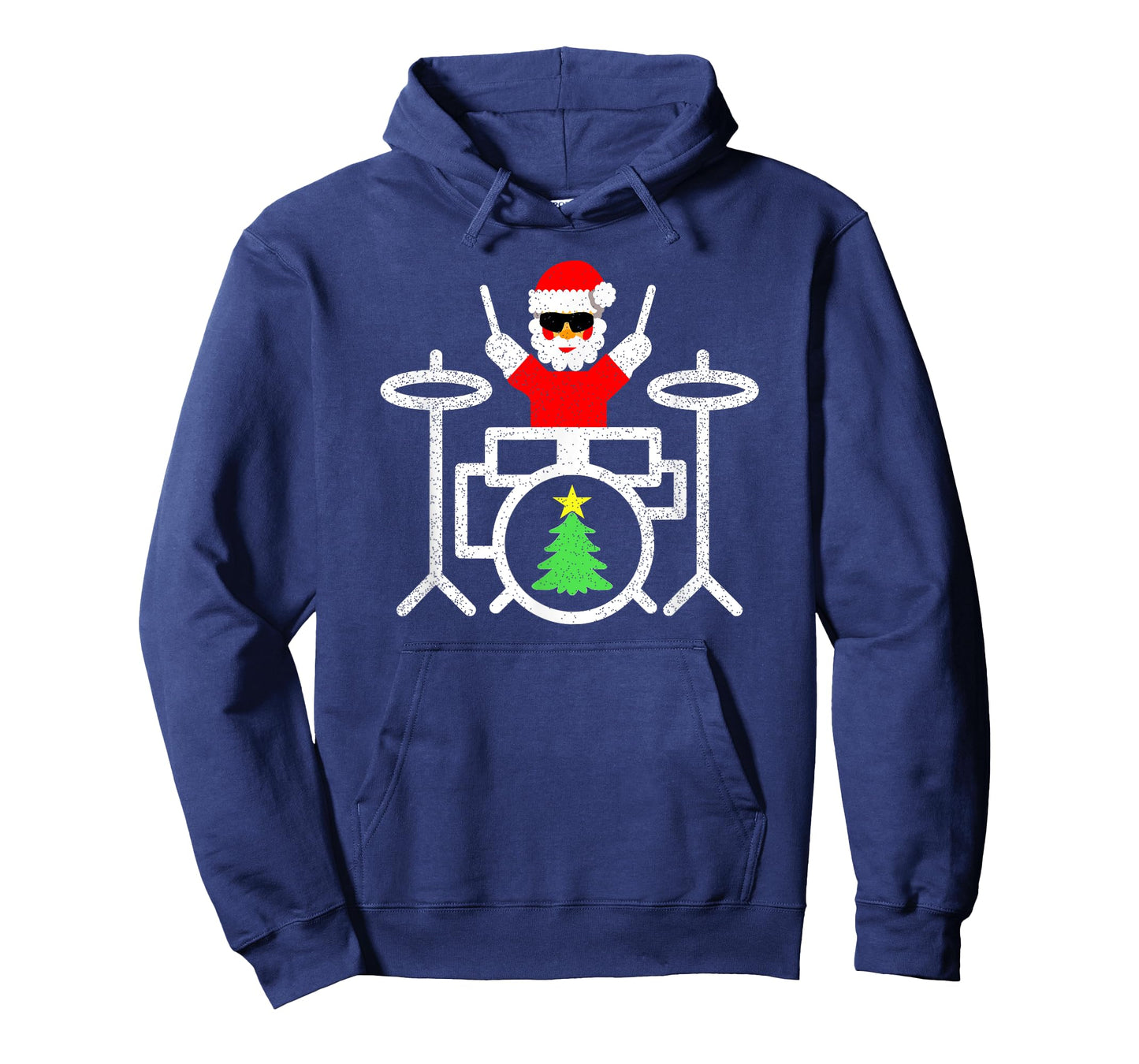 Santa Drummer Funny T-Shirt