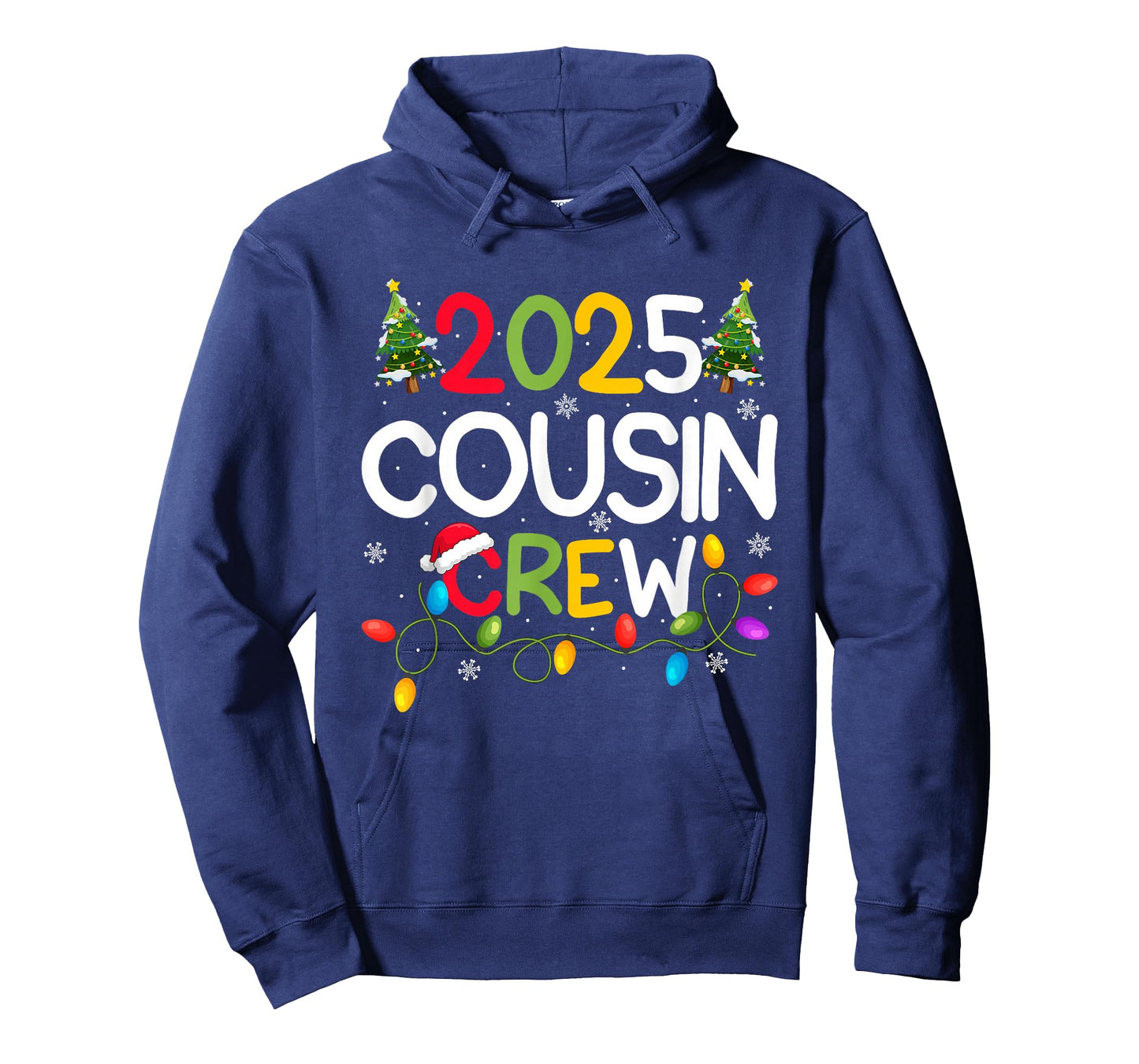 Cousin Crew 2025 Christmas Family Adult Kids Holiday Xmas T-Shirt