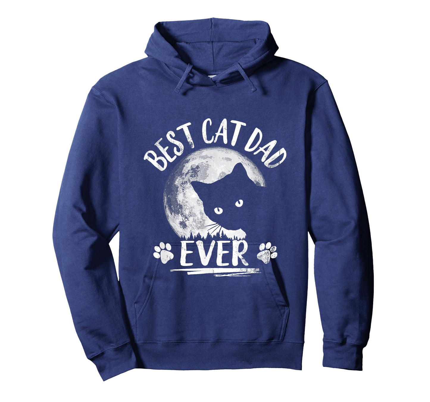 Black Cat Shirt: Best Cat Dad Ever Funny Cat Daddy T-Shirt for Men Women