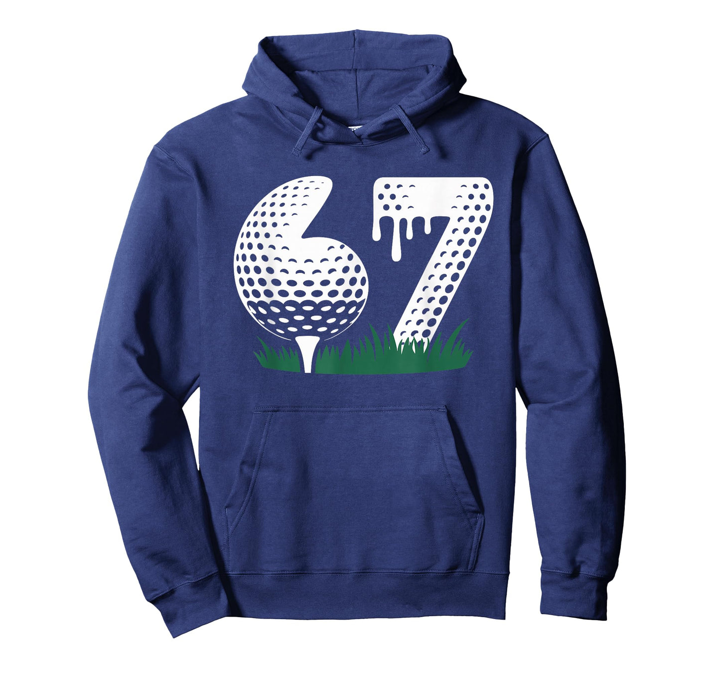 Golf 67 Six Seven Alpha Slang 6 7 Meme Kids Golfer Golfing T-Shirt