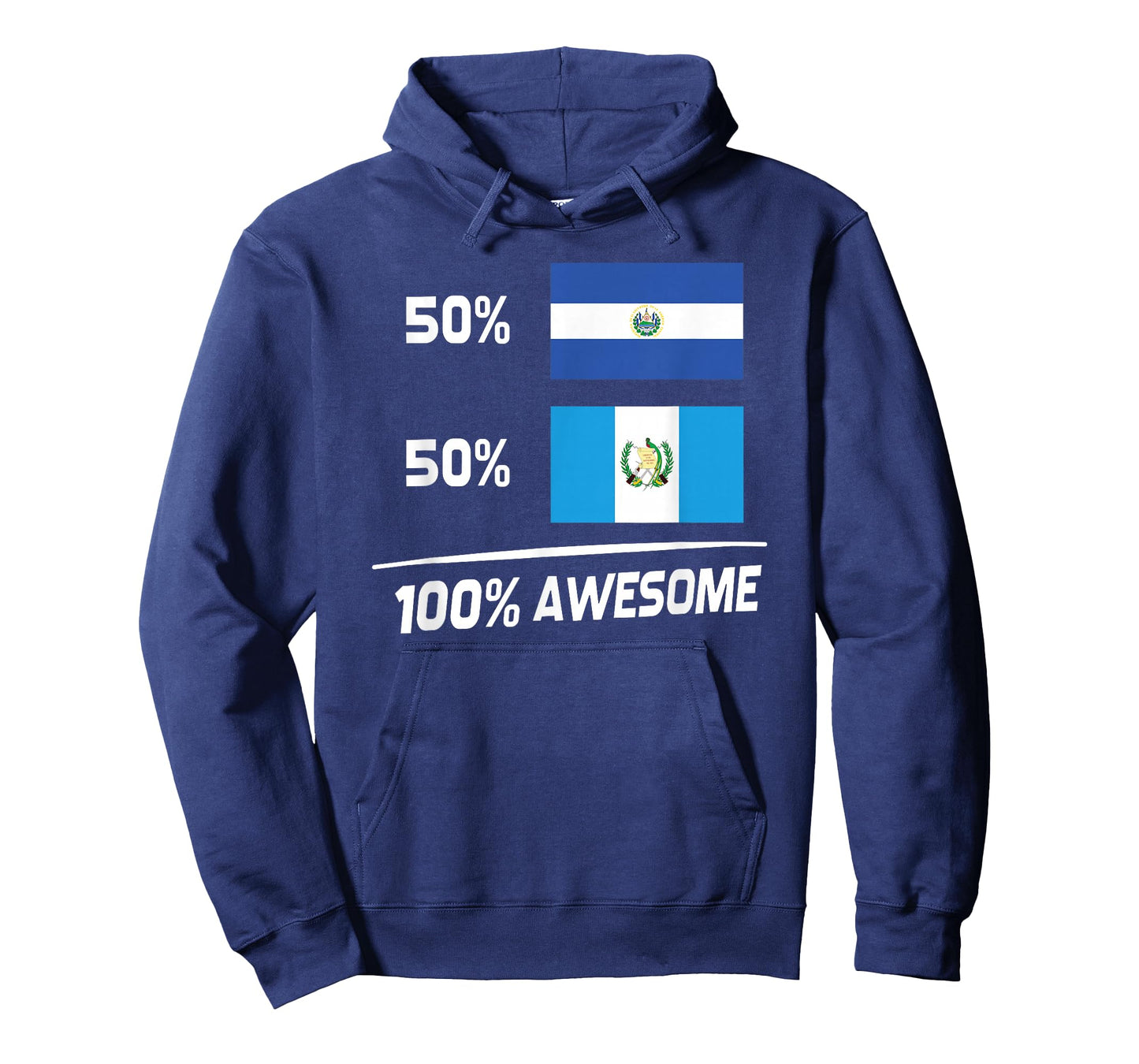 Half Salvadorian Half Guatemalan El Salvador Guatemala Flag T-Shirt