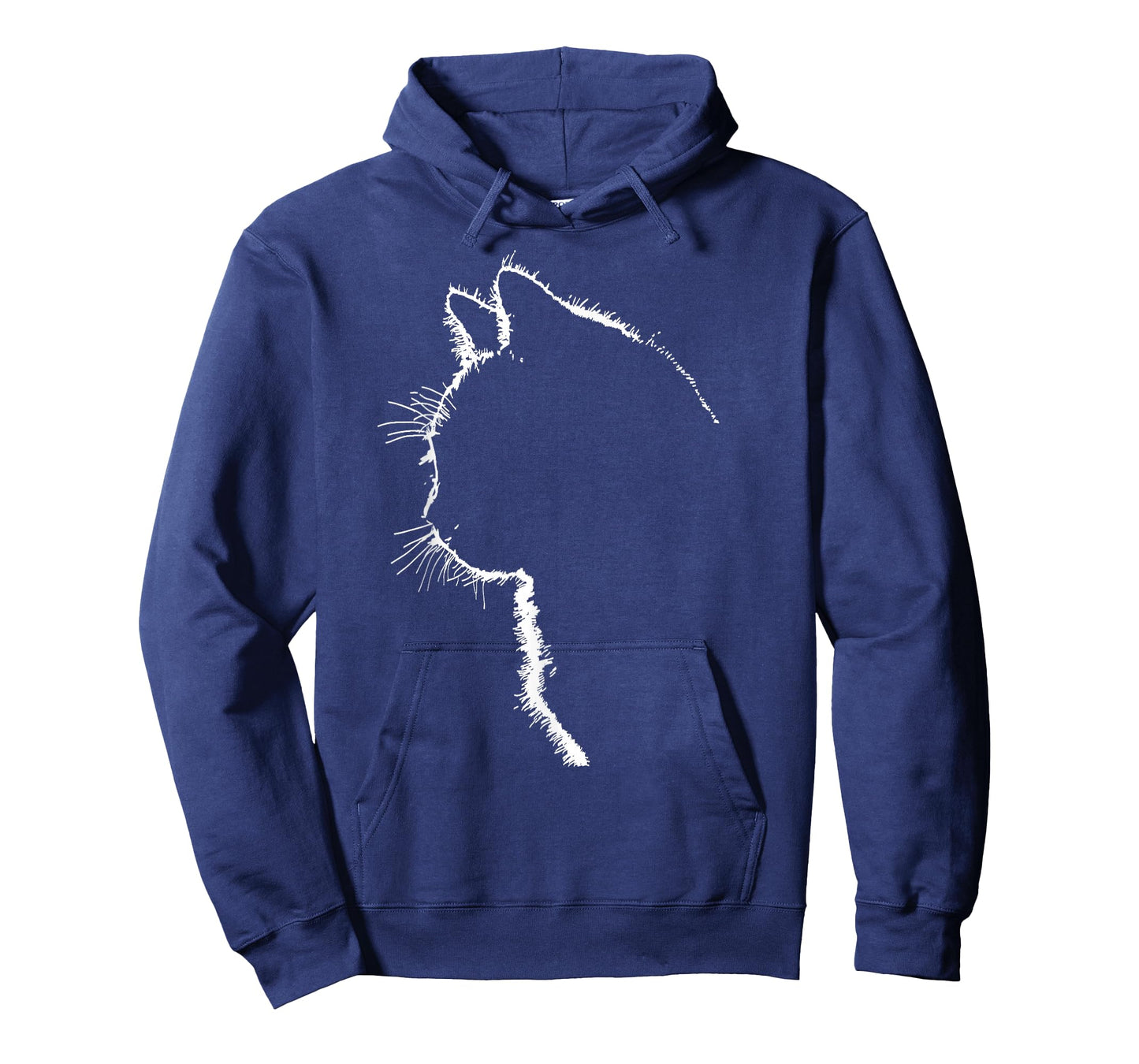 Cat Apparel Women with Cat Illustration T-Shirt Small