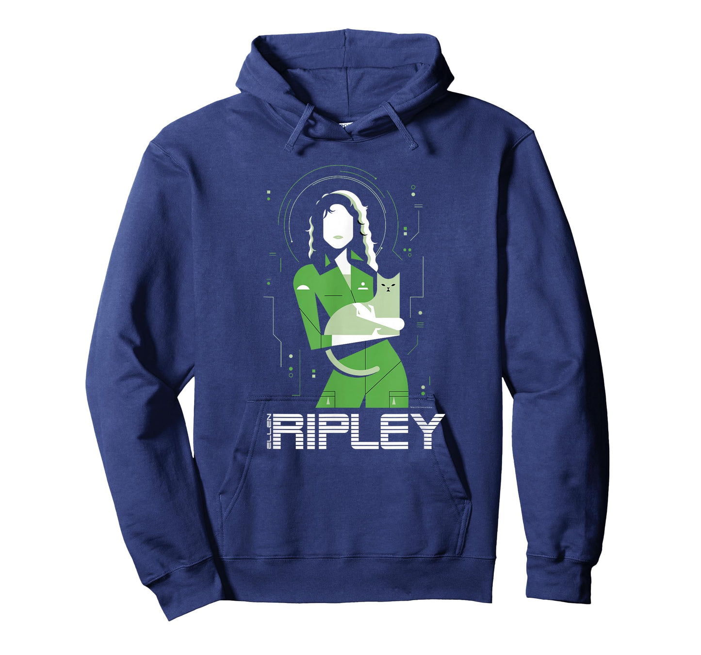 Alien 45th Anniversary Ellen Ripley & Jonesy Stylized Art T-Shirt