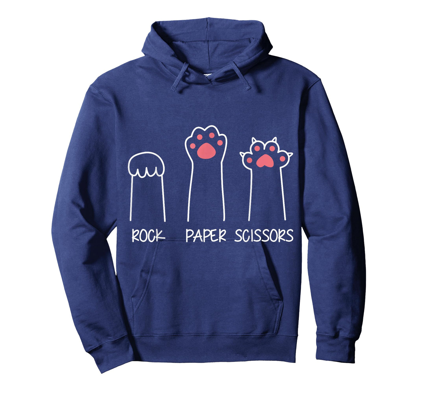 Rock Paper Scissors Hand Game Meme Animal Paw Cat T-Shirt