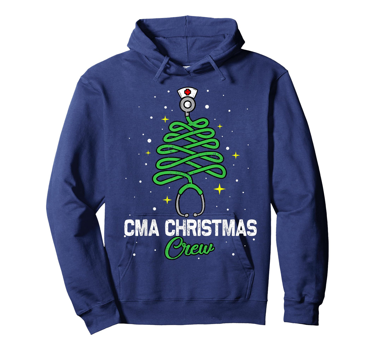 CMA Christmas Crew Cute Christmas Tree Xmas Lights Nurse T-Shirt