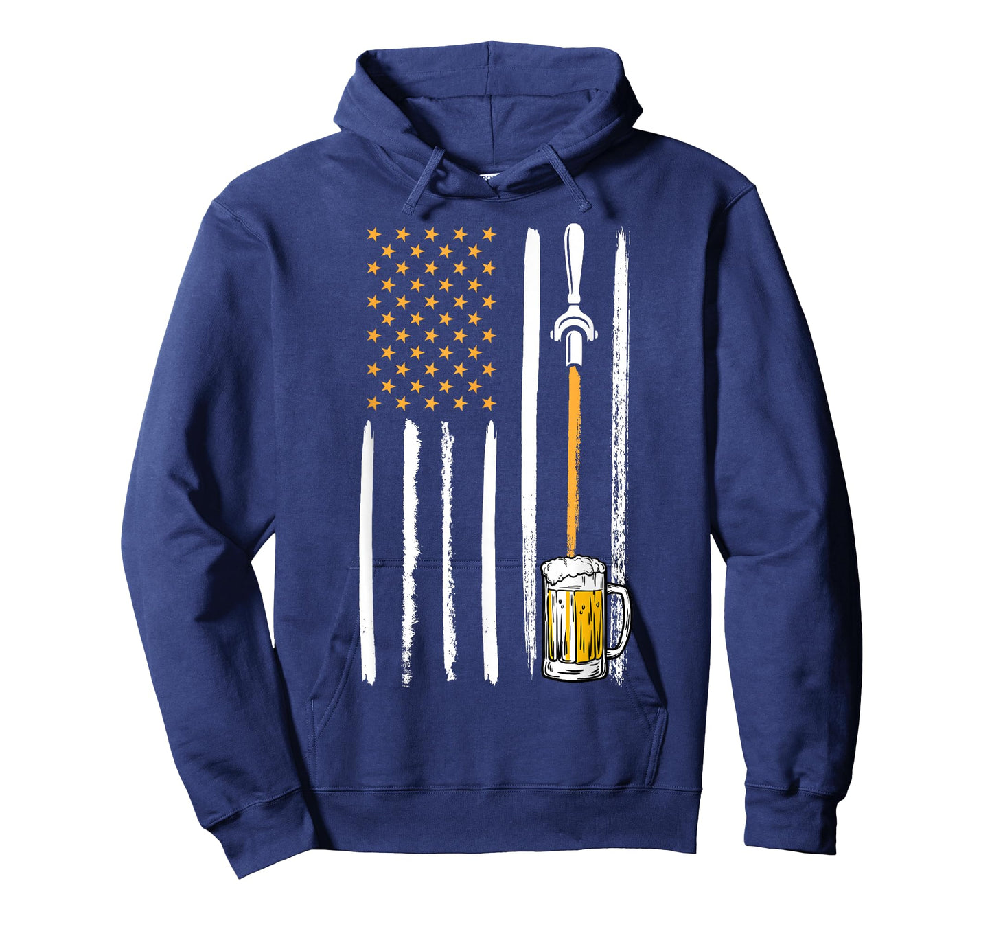 Craft Beer American Flag USA 4th July Brewery Alcohol Lovers T-Shirt