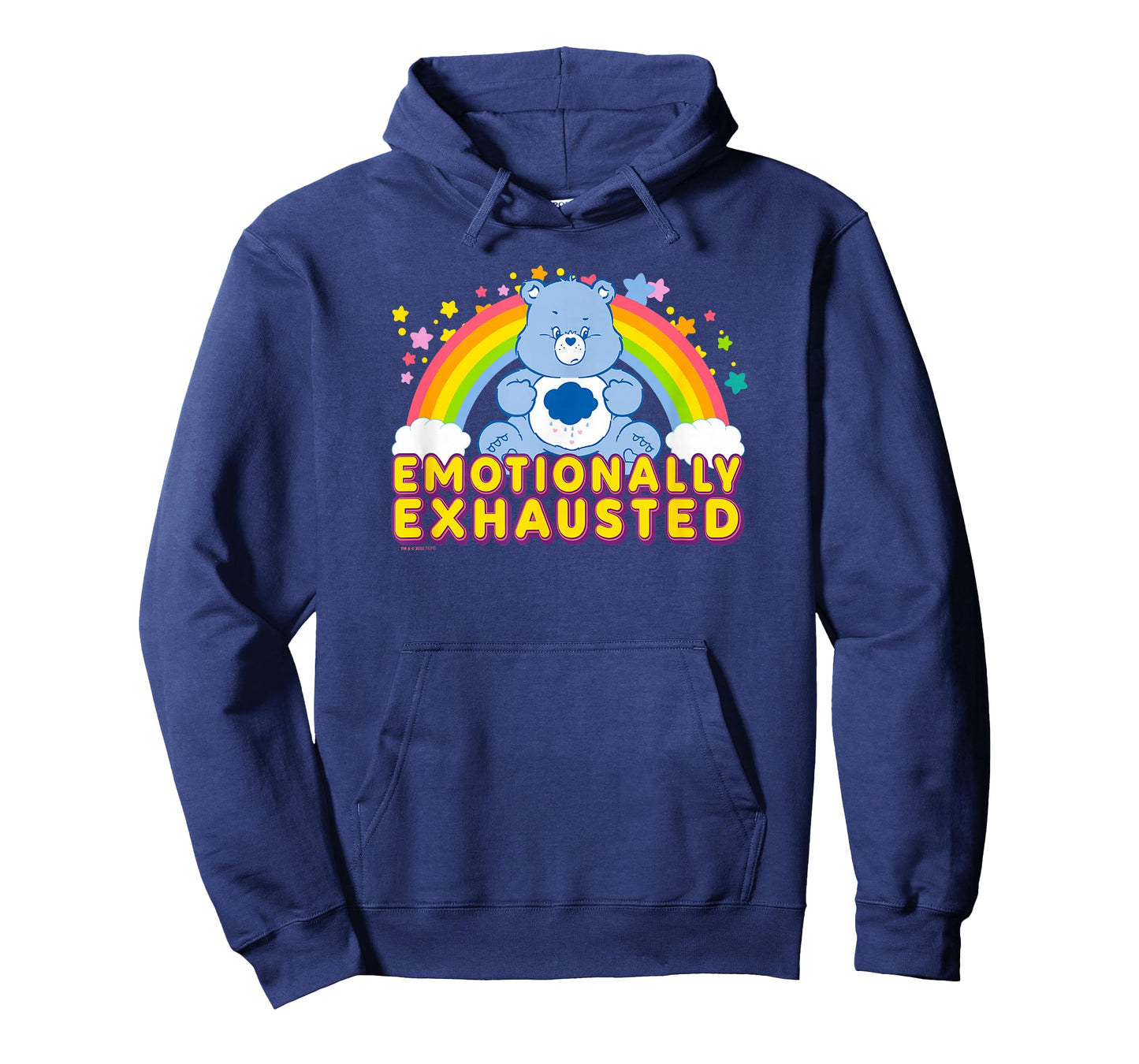 Care Bears Emotionally Exhausted Rainbow Grumpy Bear Icon T-Shirt