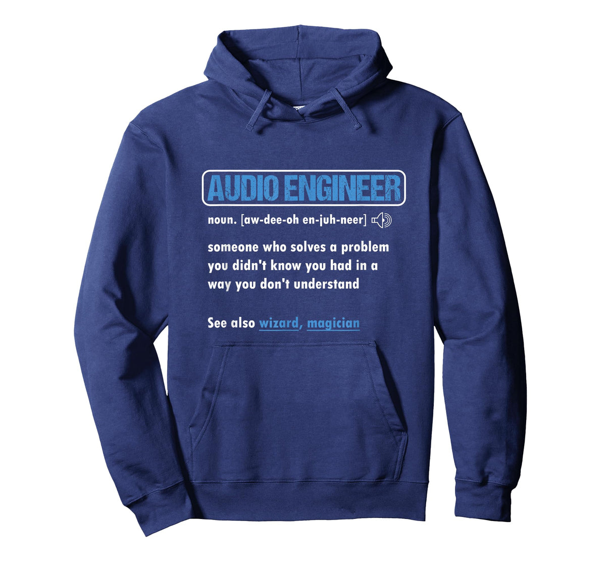 Funny Audio Engineer Definition Sound Technician Engineer T-Shirt
