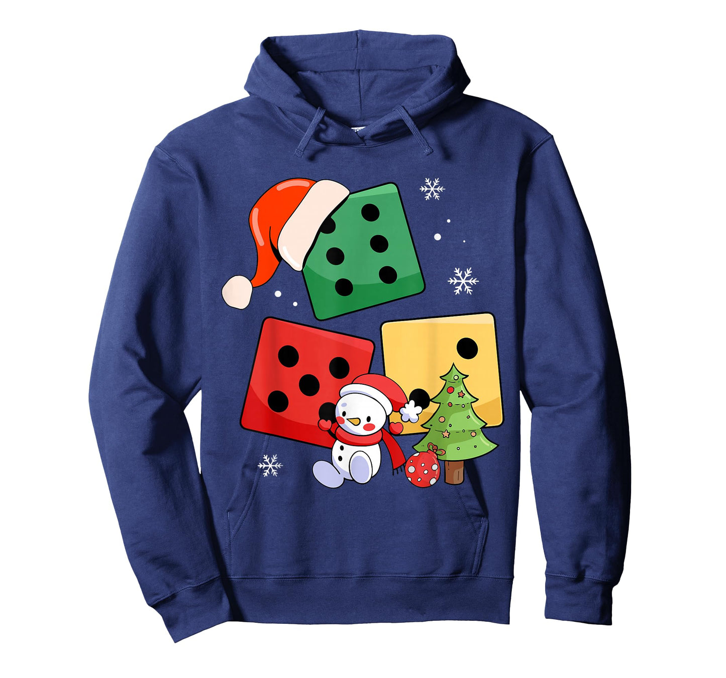 Six Seven Christmas Three Dice Santa Hat 67 Meme T-Shirt