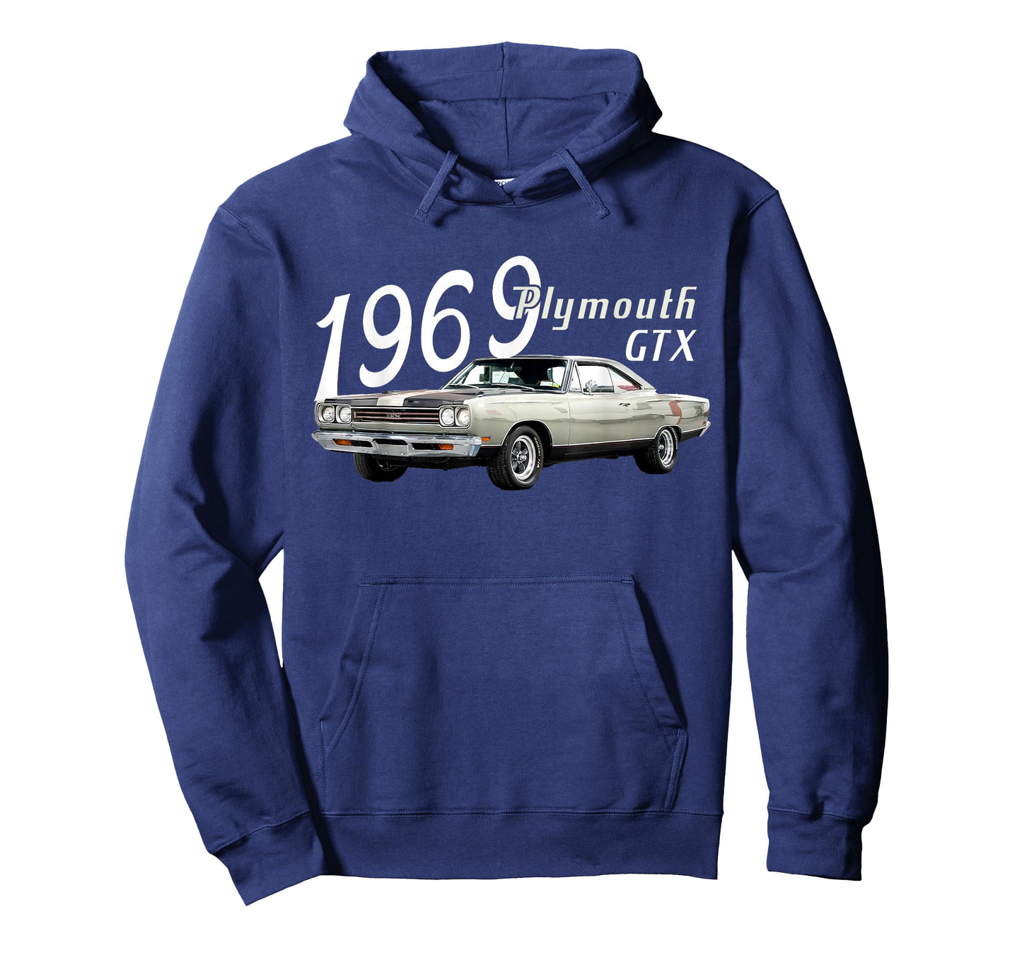 1969 69 GTX Classic Vintage Old Car USA Flag T-Shirt