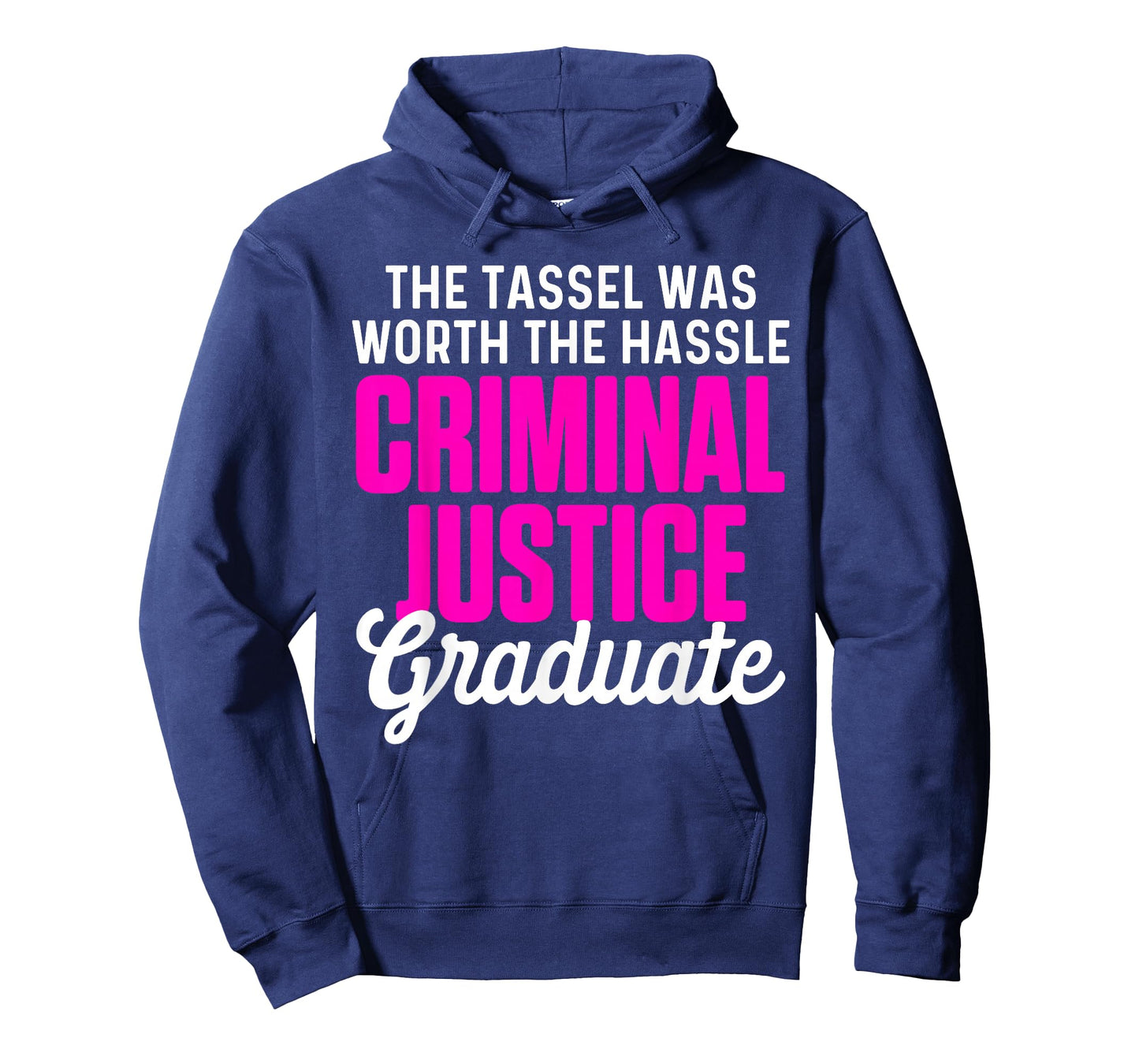 Criminal Justice Degree Graduating Student Designs Women's Black Graduation T-Shirt