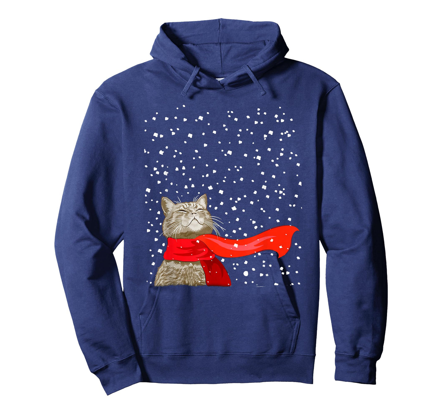 Cats Play Snow Winter Funny Cat Lover Merry Christmas T-Shirt