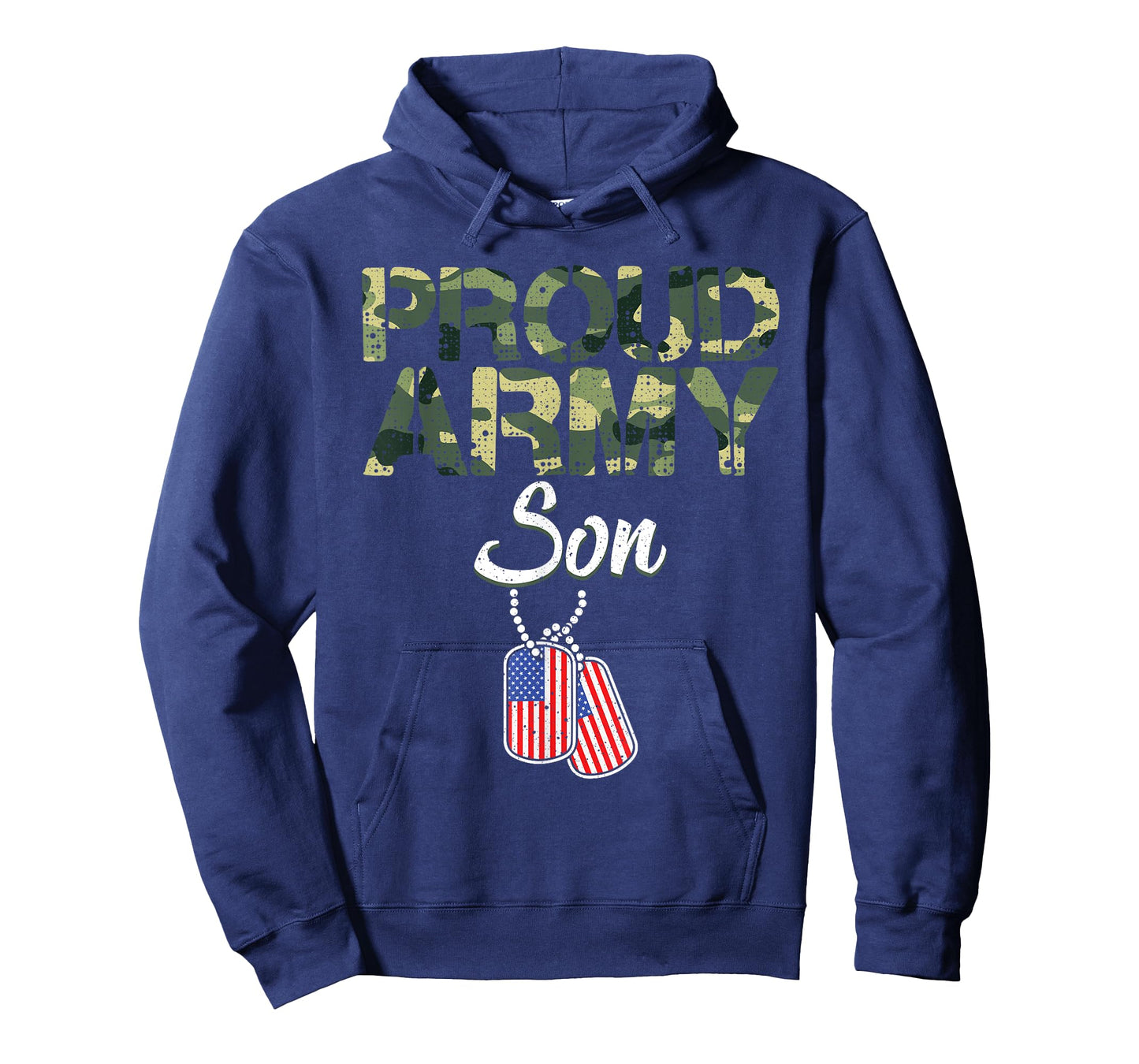Funny Proud Army Son Military Camo Design For Kids Toddlers T-Shirt