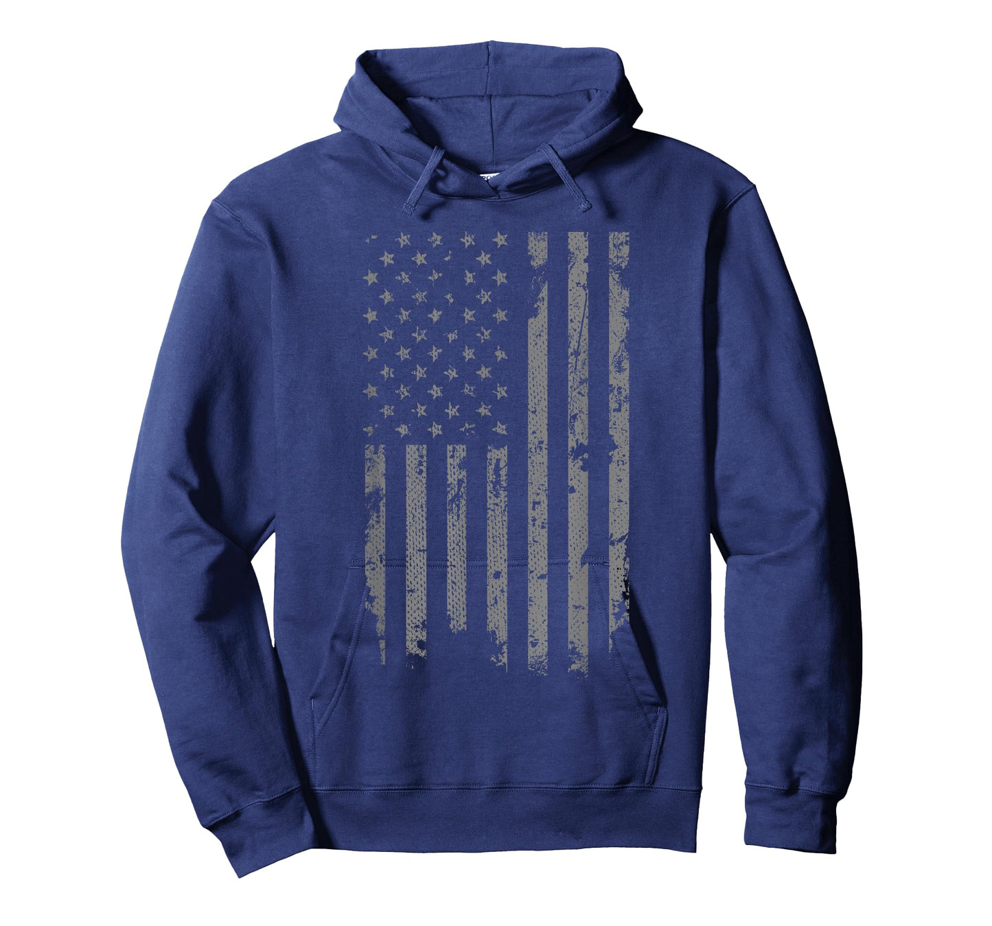 Threadrock Vintage Distressed American Flag T-Shirt - Unisex-Adults & Kids - Black - Small - Short Sleeve