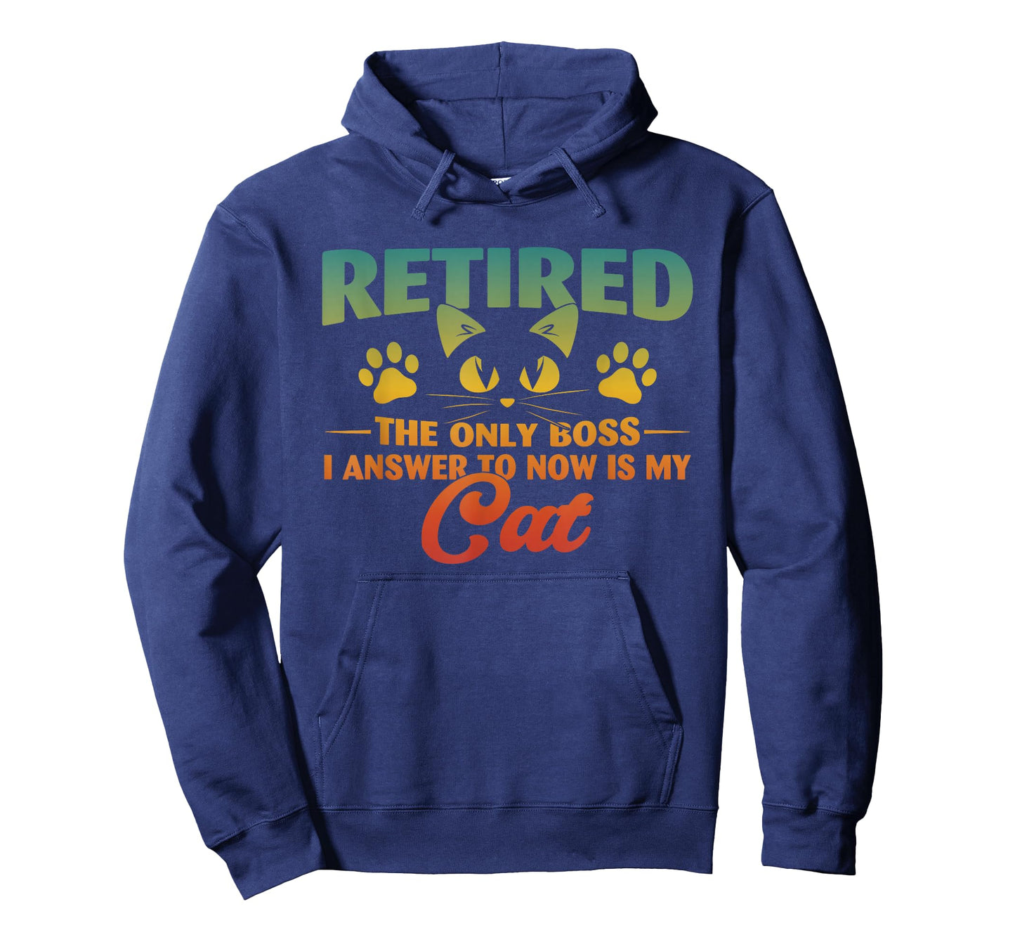 Retired Cat Funny Retirement 2024 Decoration Men Women T-Shirt
