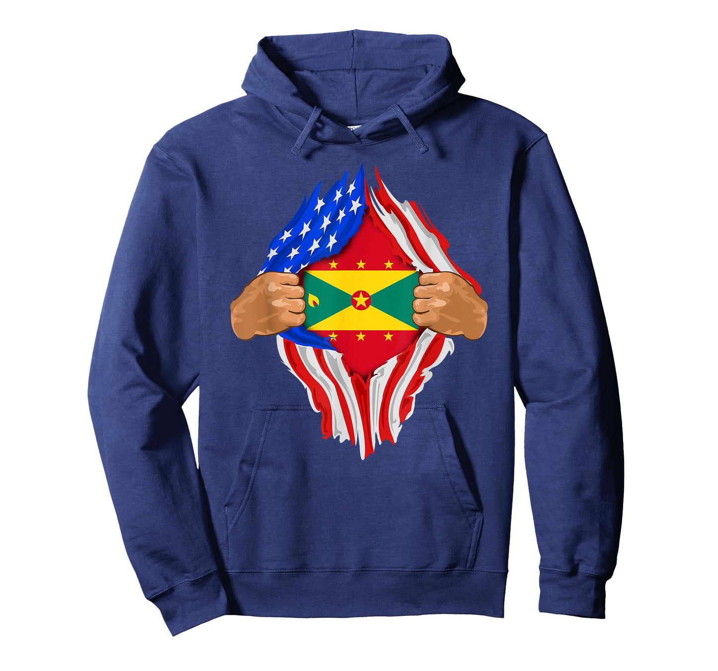Grenadian Blood Inside Me T-Shirt | Grenada Flag Gift T-Shirt
