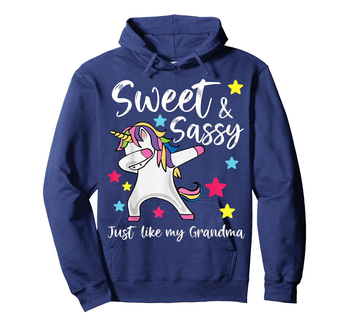 Sassy Like My Grandma Unicorn Matching Nana & Granddaughter T-Shirt