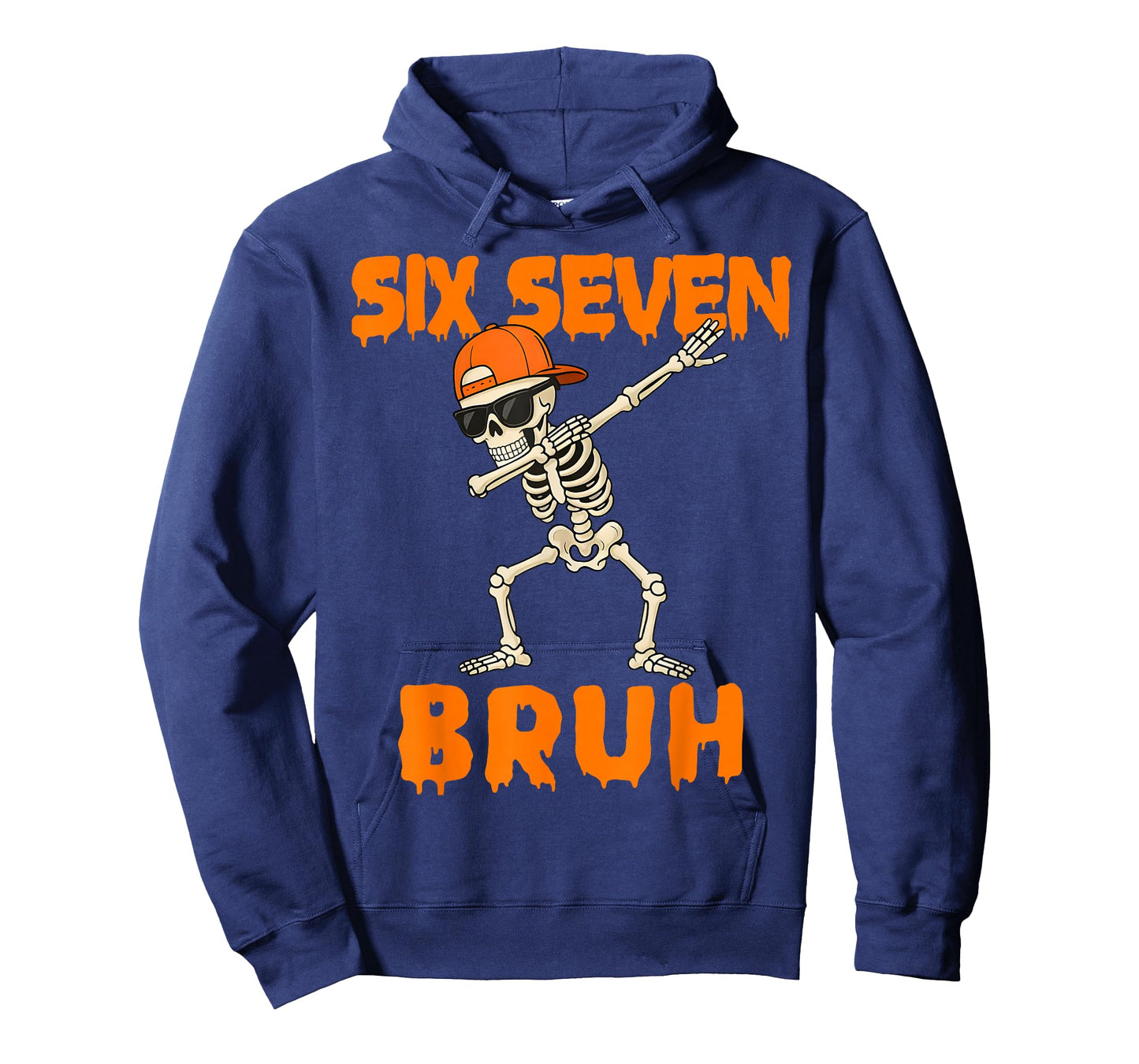 67 Halloween Funny Six Seven Meme Brainrot Pumpkin Kids Bruh T-Shirt