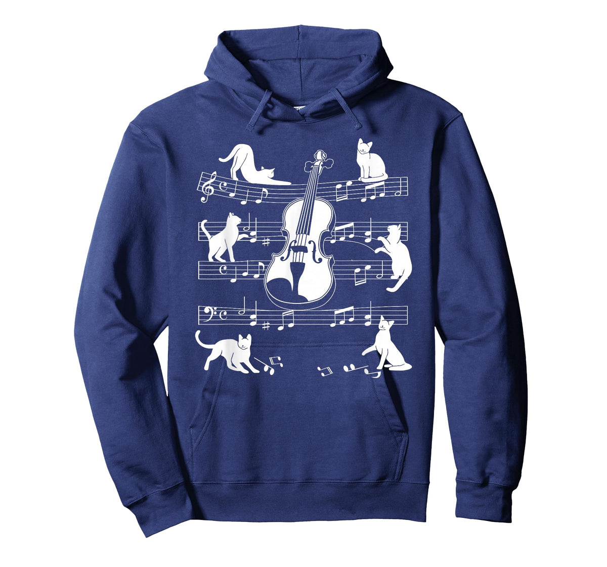 Violinist Cats for Cat Loving Violin Player T-Shirt