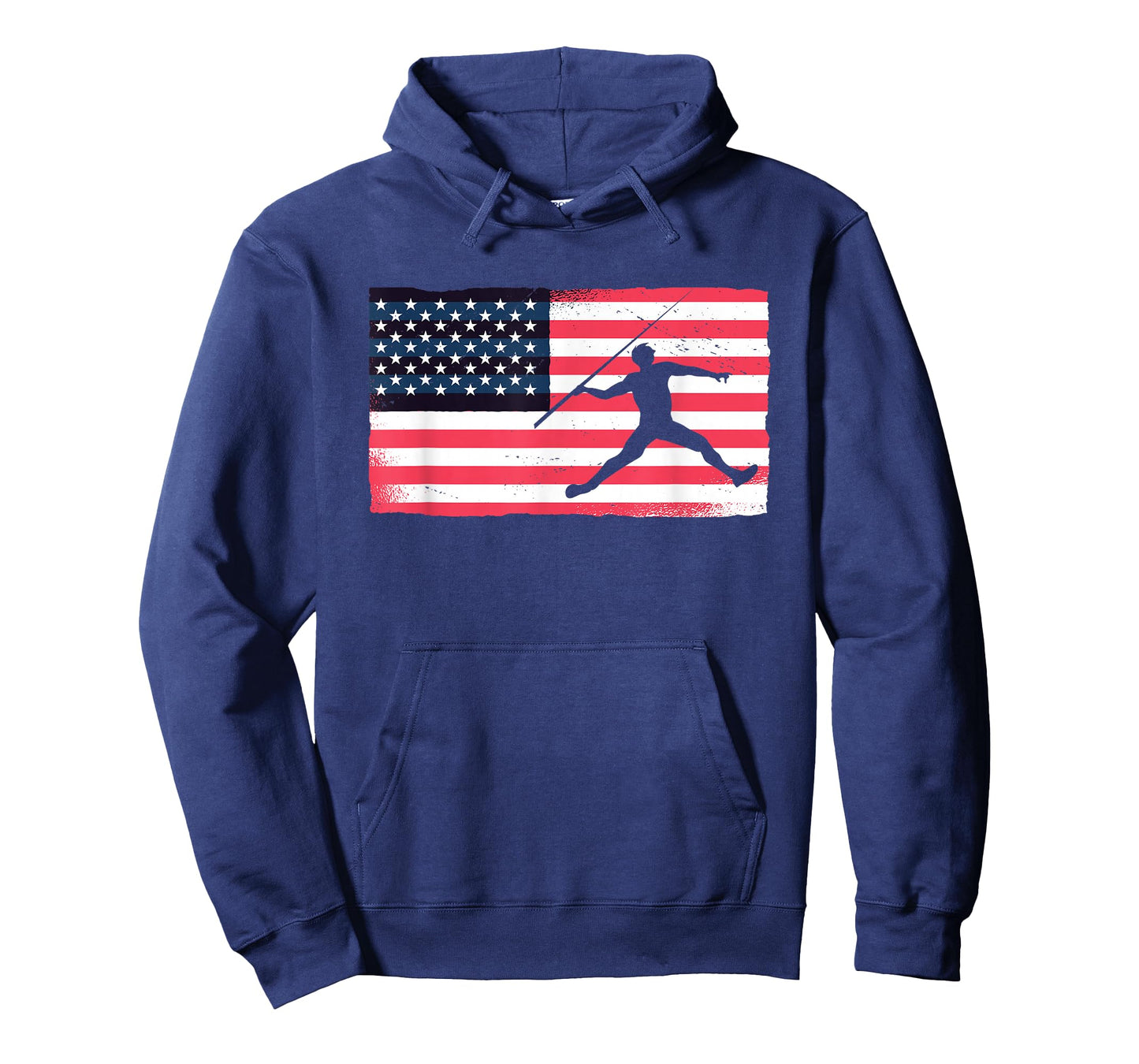 Thrower American Flag Track And Field USA Throwing Javelin T-Shirt