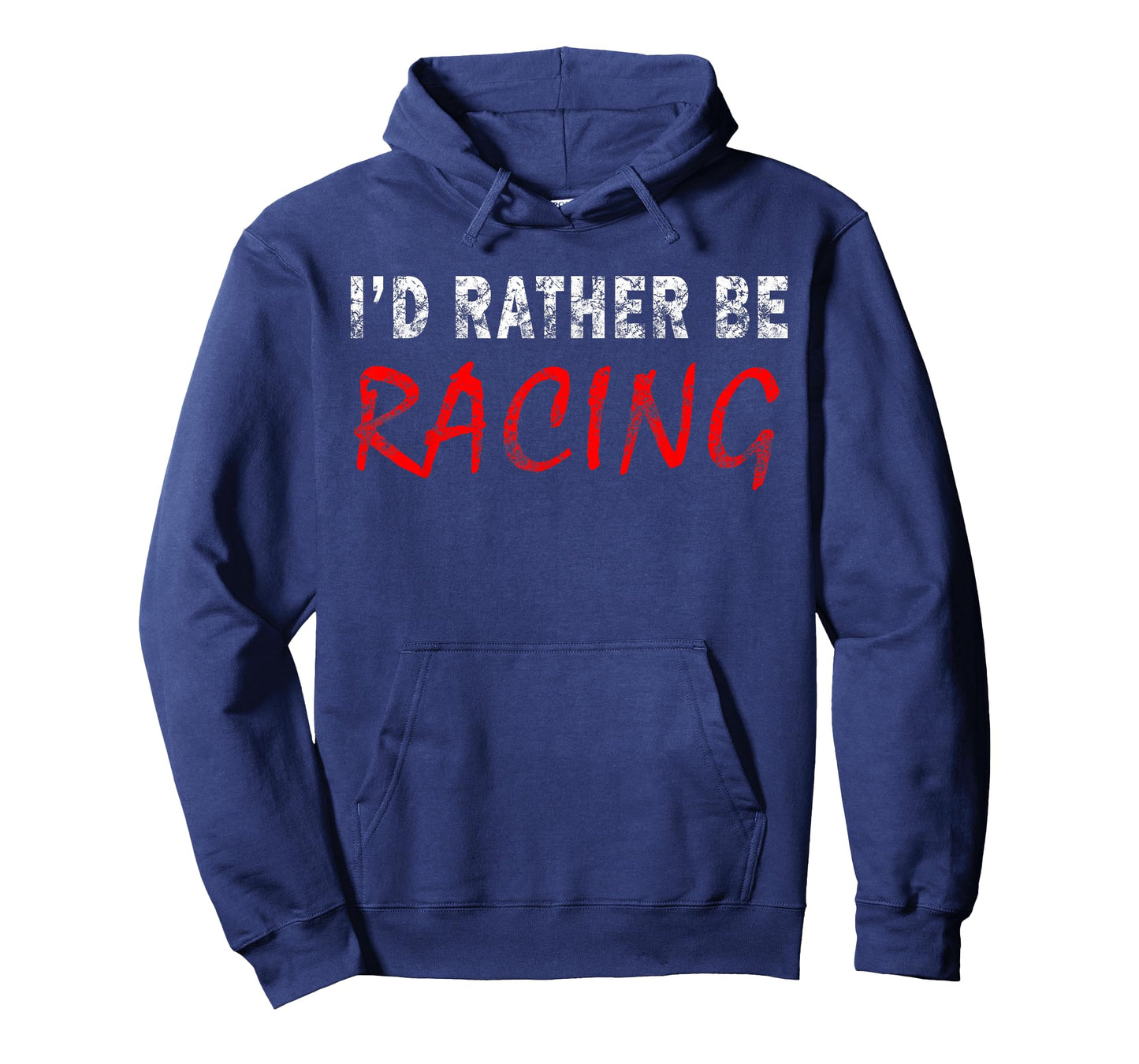 I'd Rather Be Racing Funny Novelty Gift Retro Casual T-Shirt