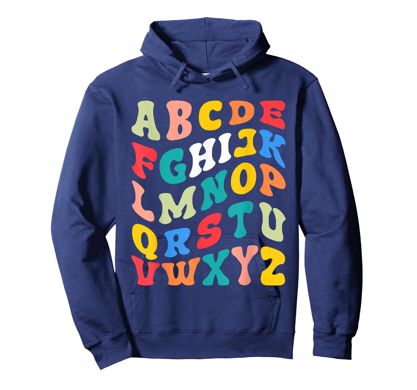 Alphabet Hi Back To School ABC Pre K Kindergarten Teacher Men Women Kids T-Shirt
