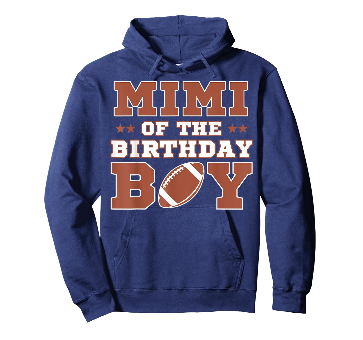 Mimi Of The Birthday Boy Football Kids 1st Bday Party Lover T-Shirt